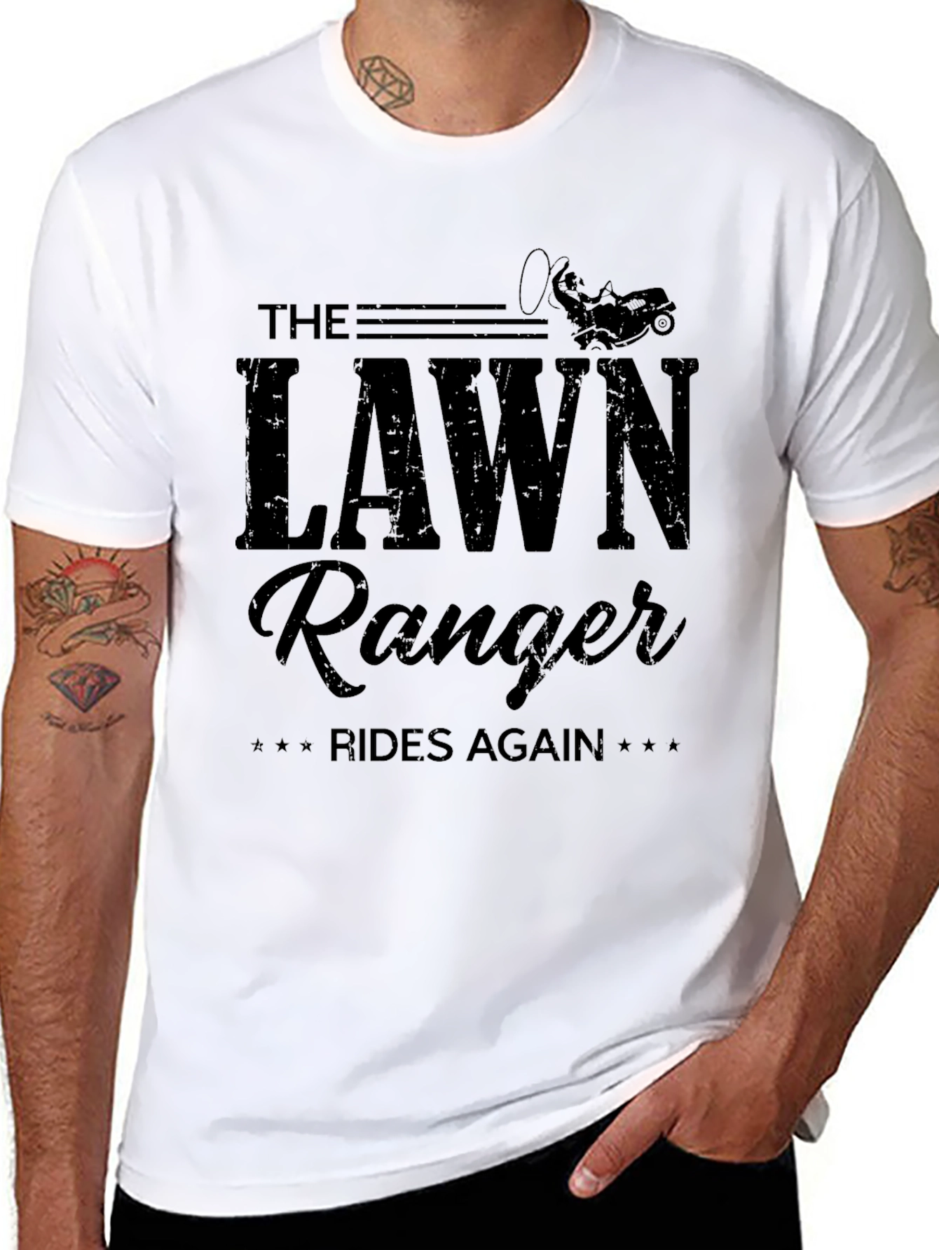 The Lawn Ranger Rides Again - Graphic T-Shirt