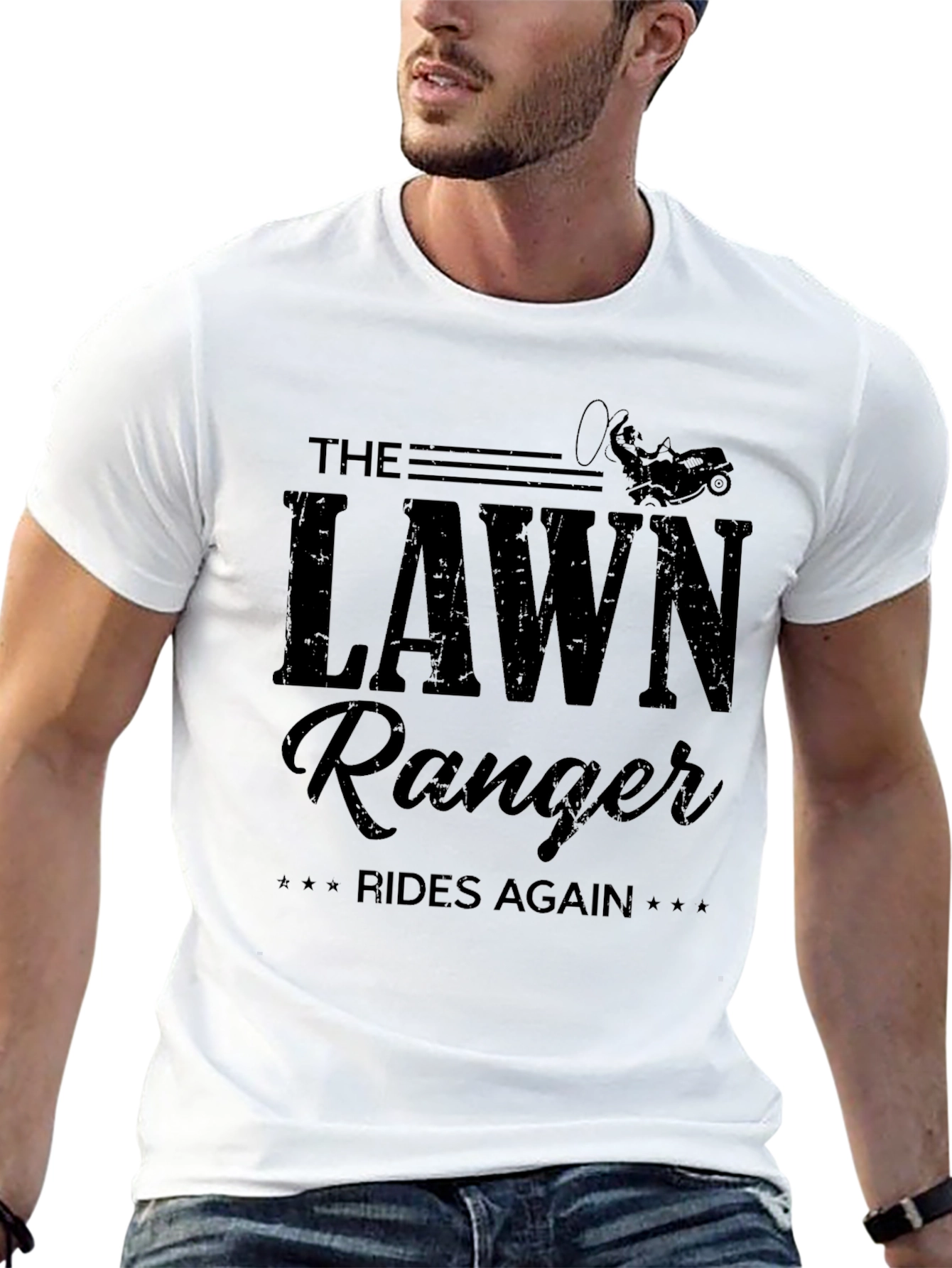 The Lawn Ranger Rides Again - Graphic T-Shirt
