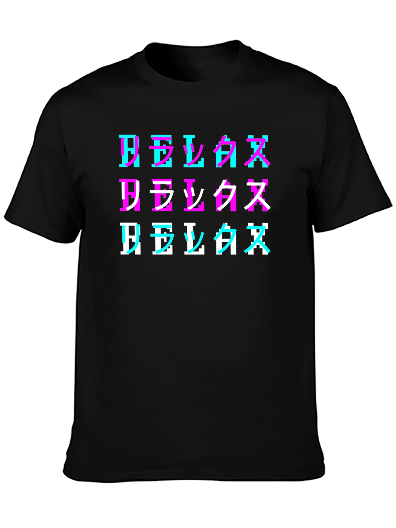 Relax Pixel Art T-Shirt - Retro Style