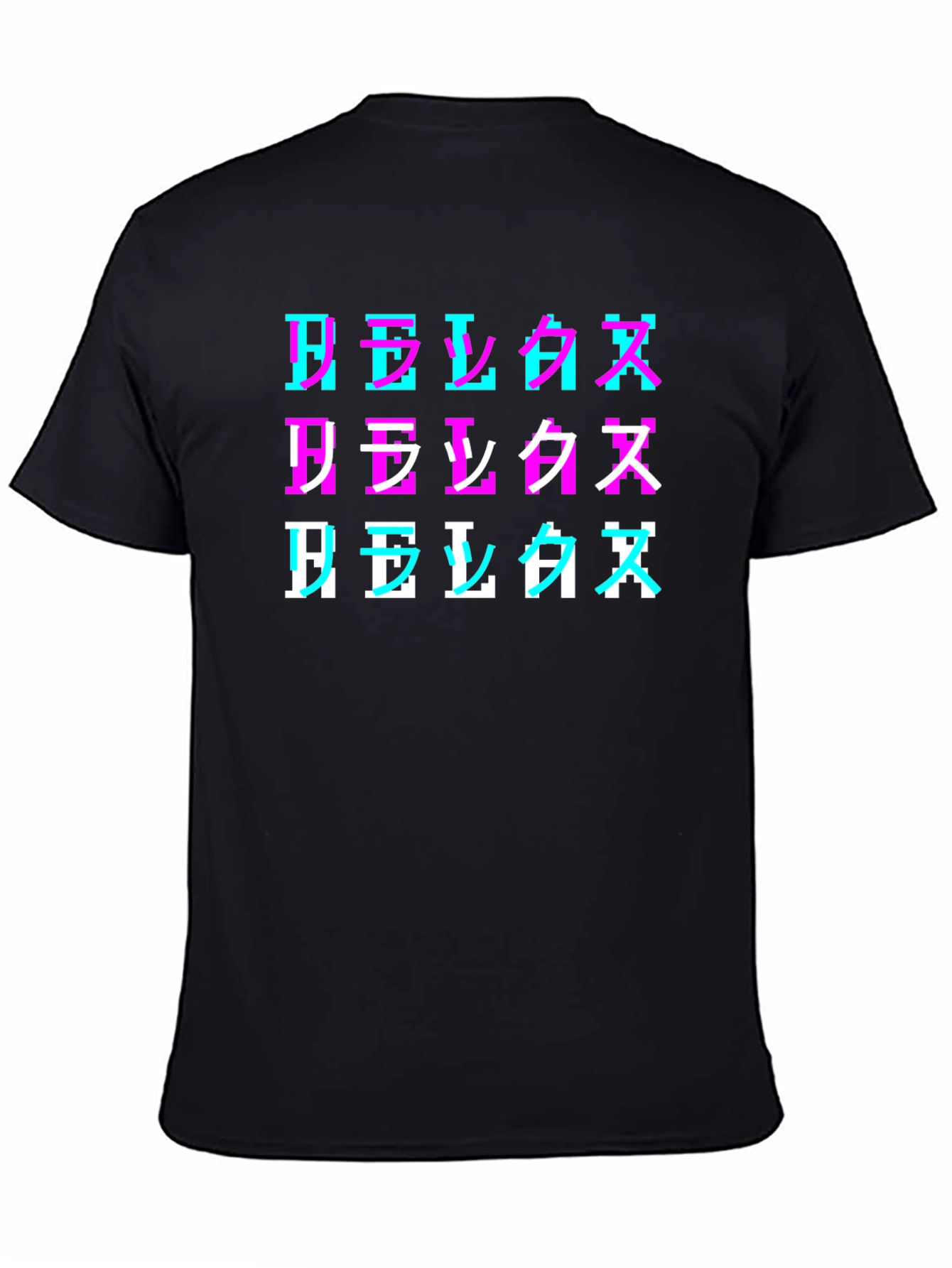 Relax Pixel Art T-Shirt - Retro Style