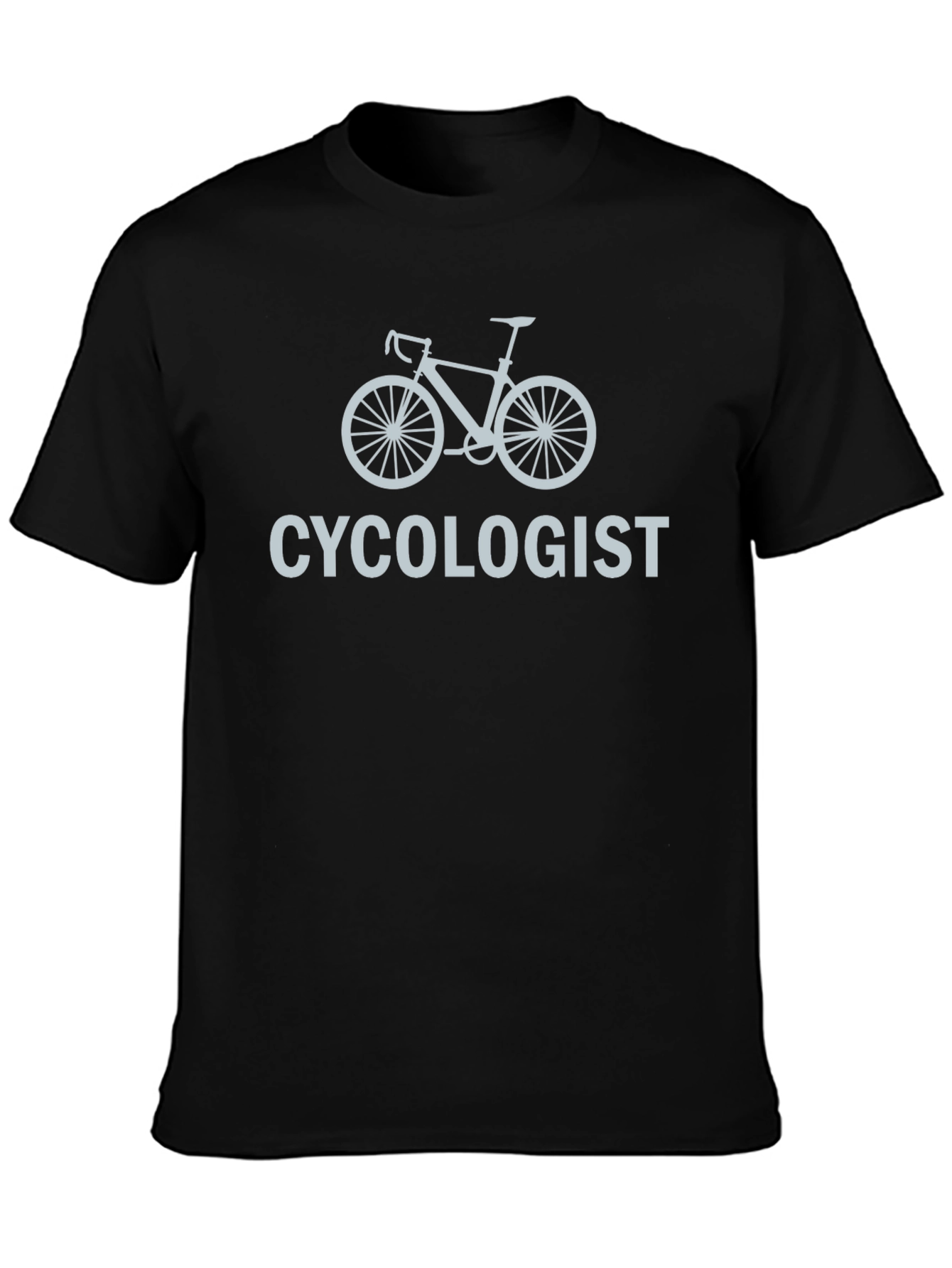 Cycologist Funny Bike T-Shirt - Black