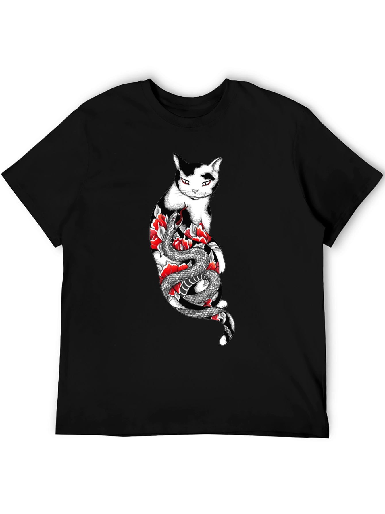 Cat & Snake Graphic Tee