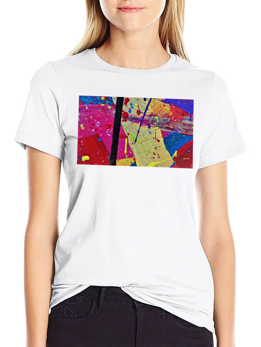 Abstract Art Black Tee