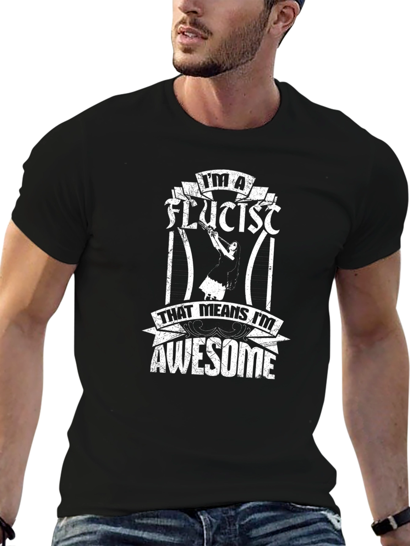 Flutist Awesome T-Shirt - Music Lover Tee