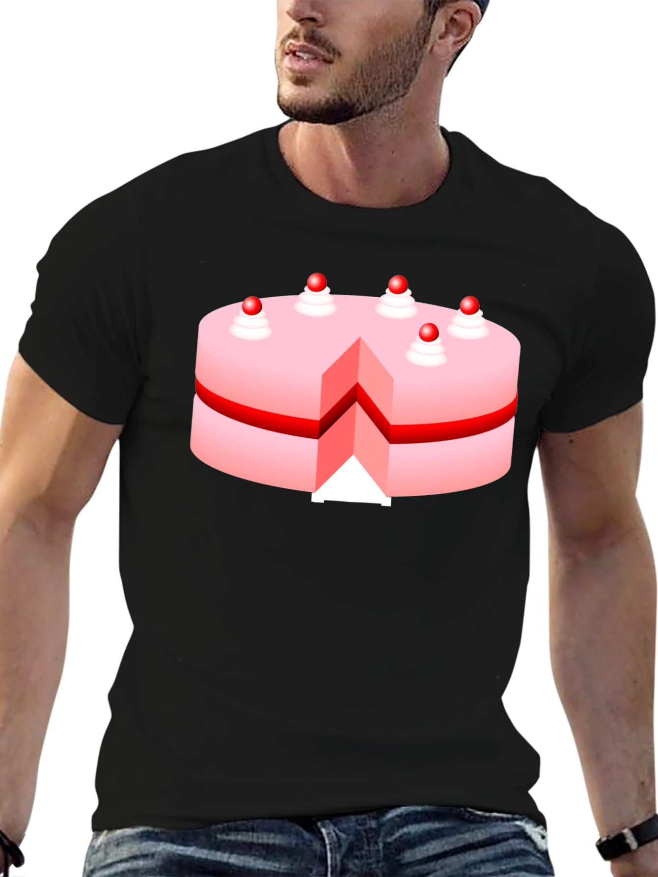 Cake Graphic T-Shirt - Sweet Tooth Fashion