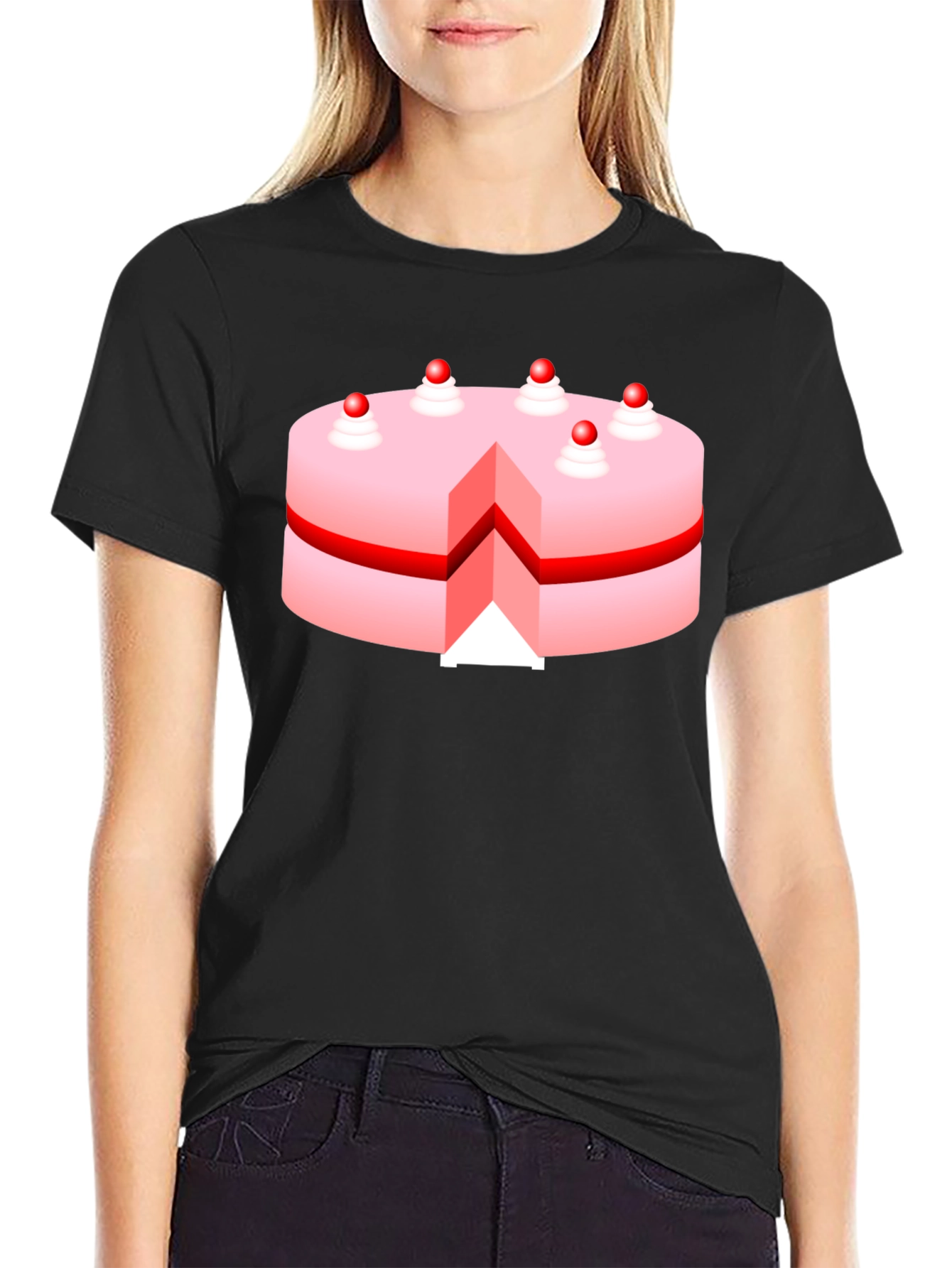 Cake Graphic T-Shirt - Sweet Tooth Fashion