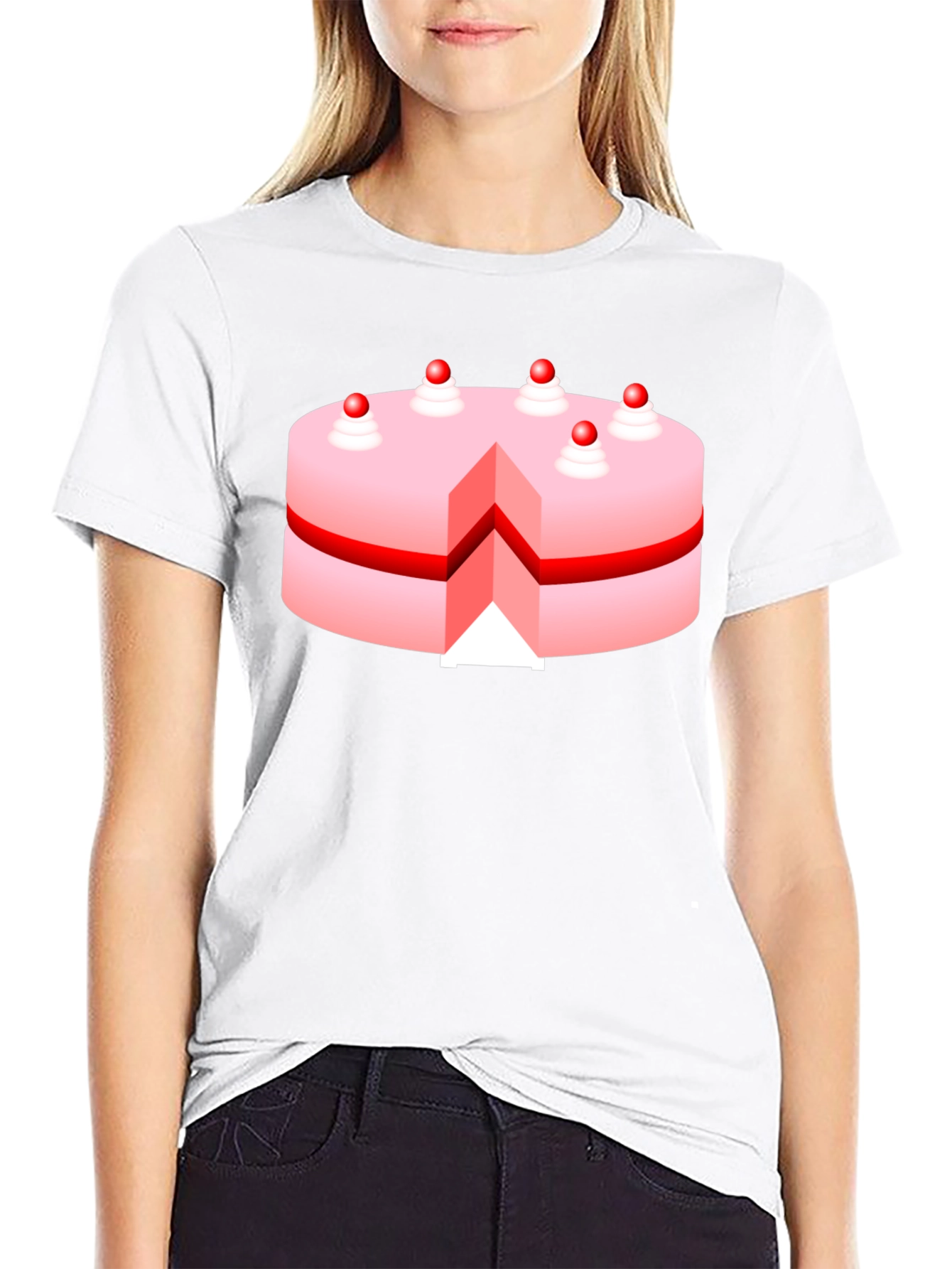 Cake Graphic T-Shirt - Sweet Tooth Fashion