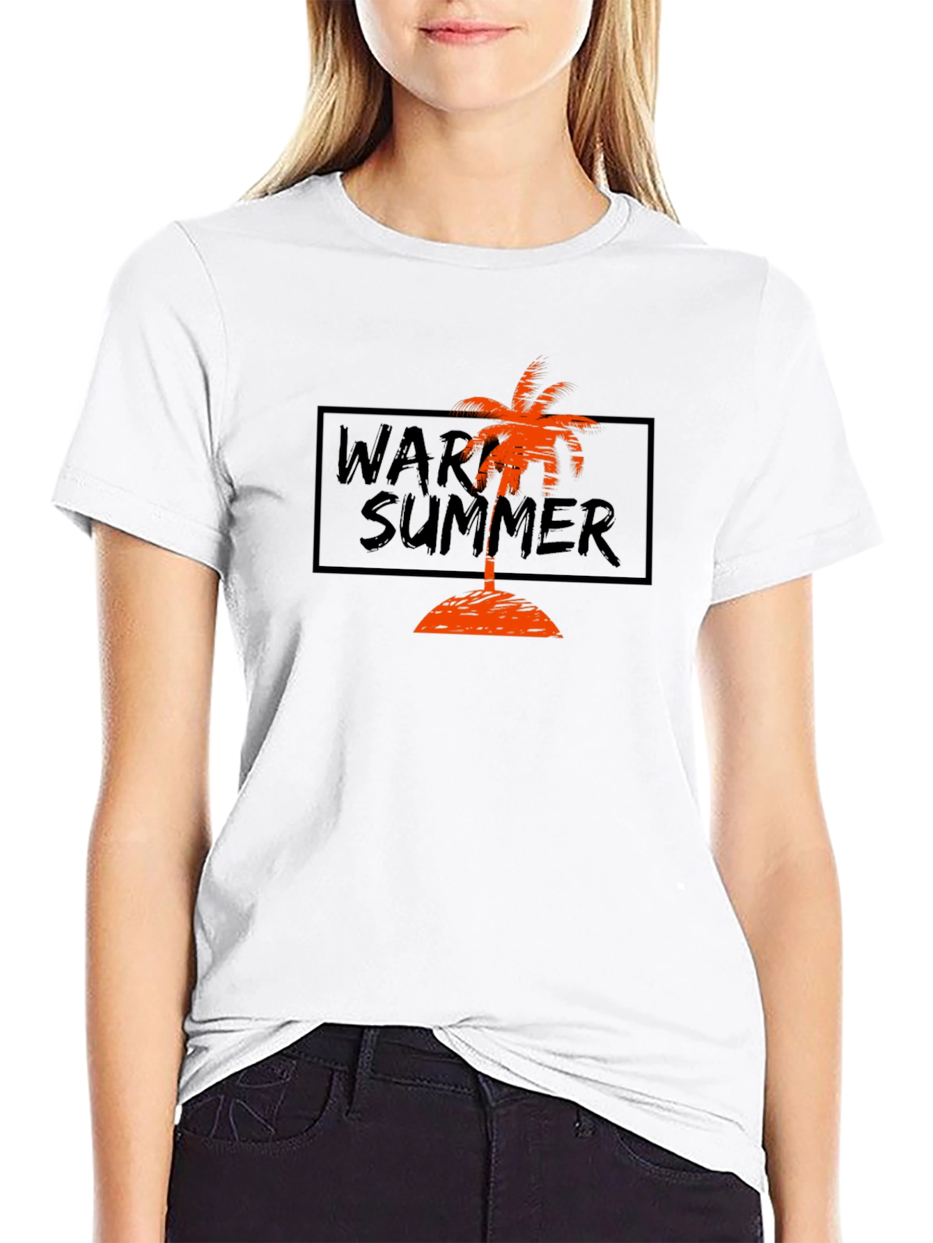 Warm Summer Palm Tree T-Shirt