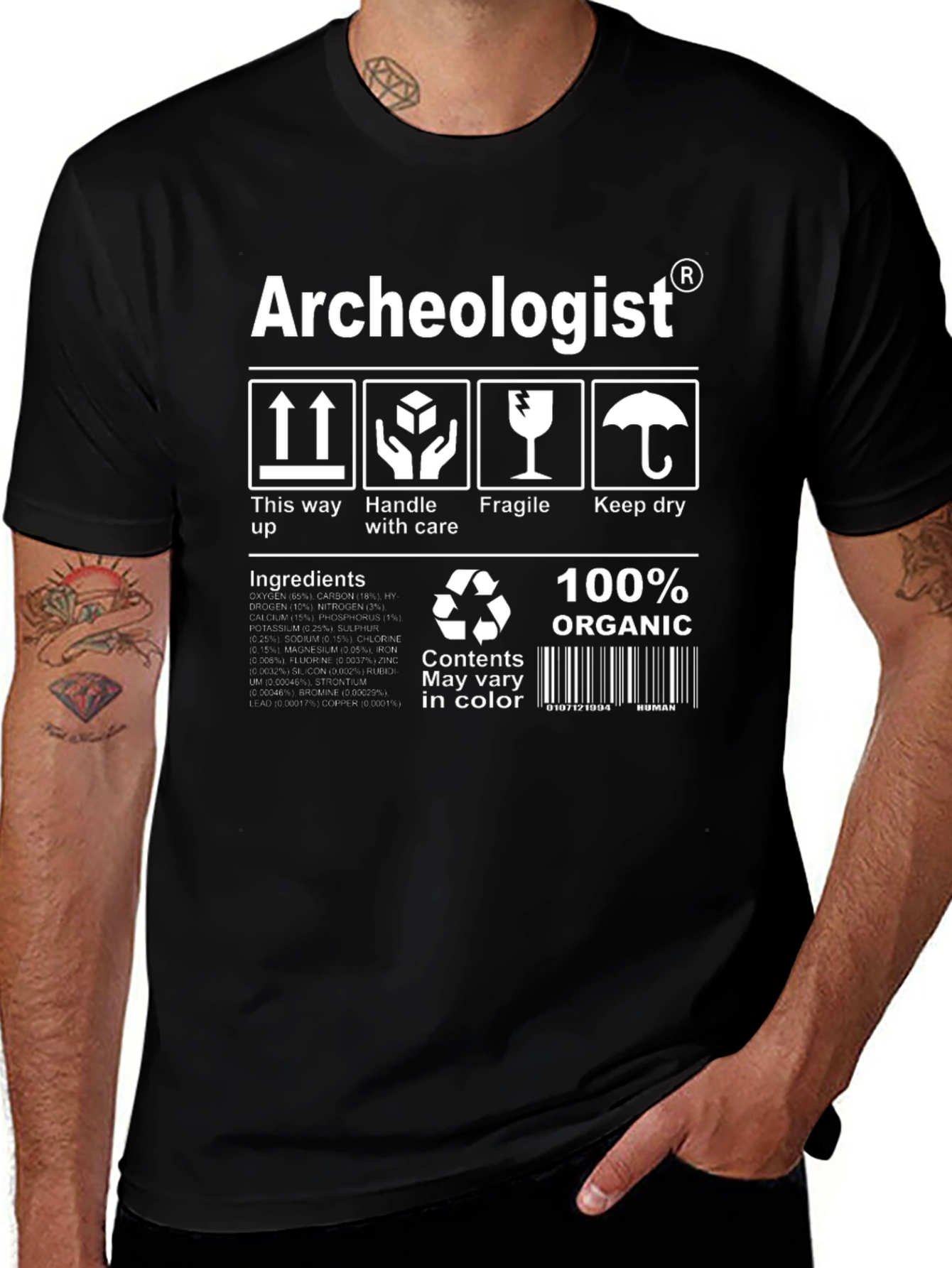 Archeologist Organic Cotton T-Shirt