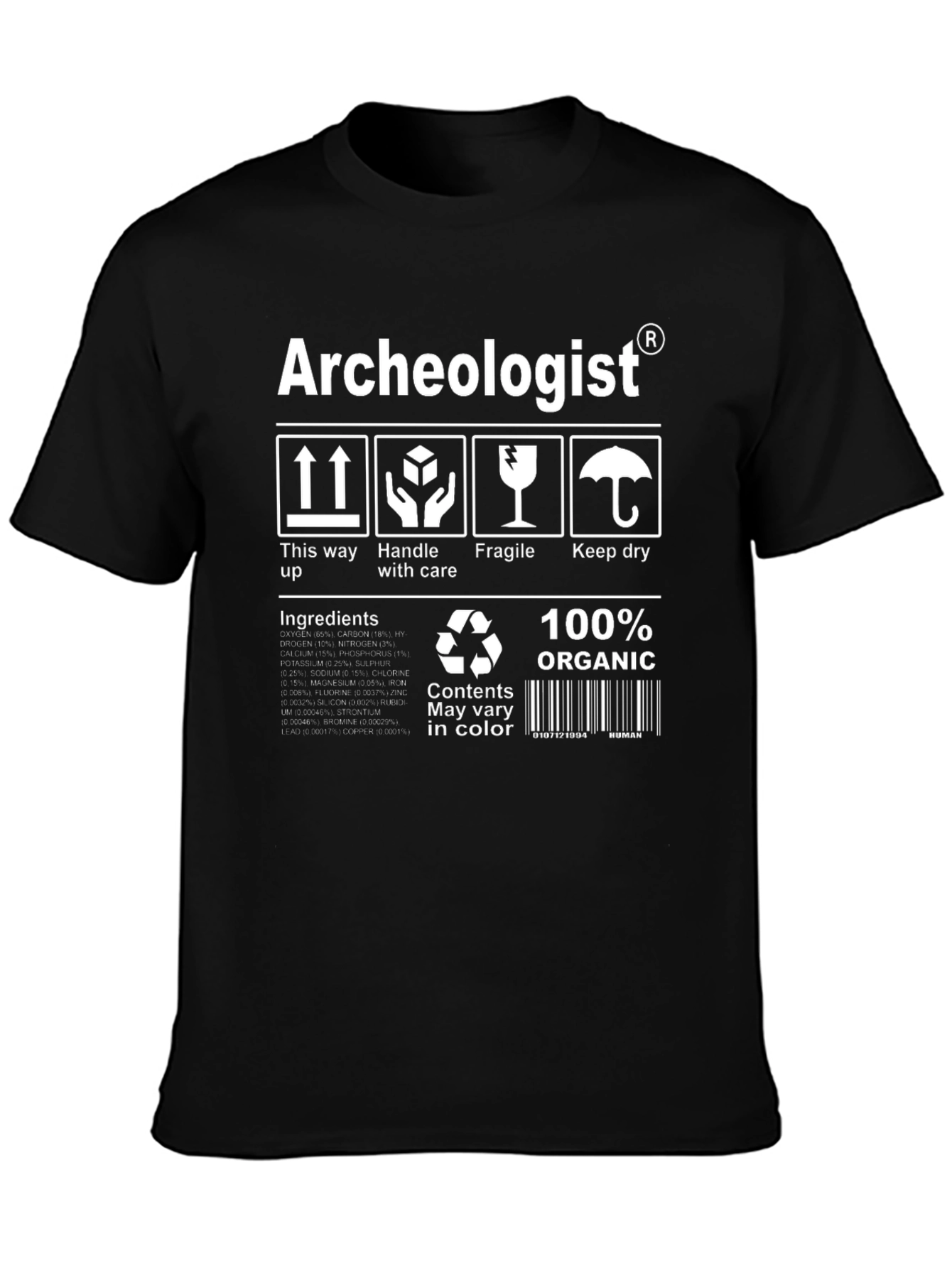 Archeologist Organic Cotton T-Shirt