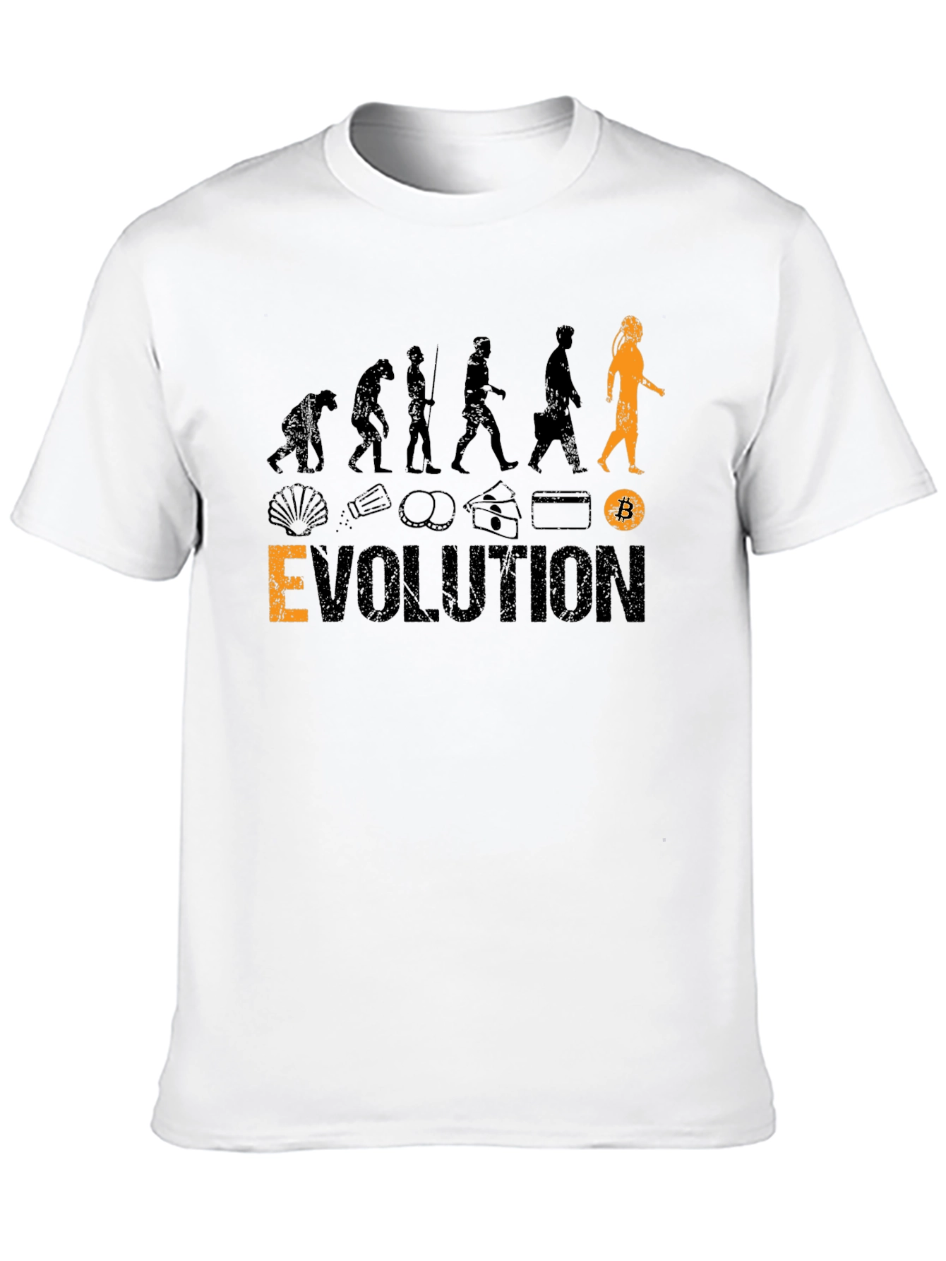 Bitcoin Evolution Black T-Shirt