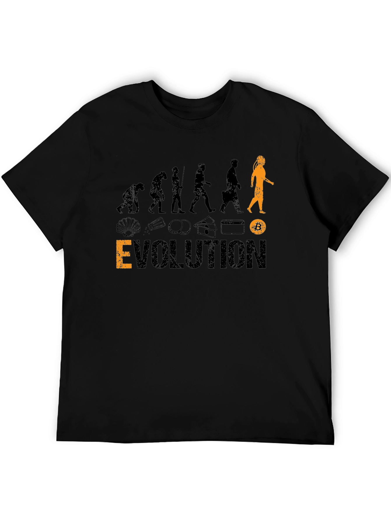 Bitcoin Evolution Black T-Shirt