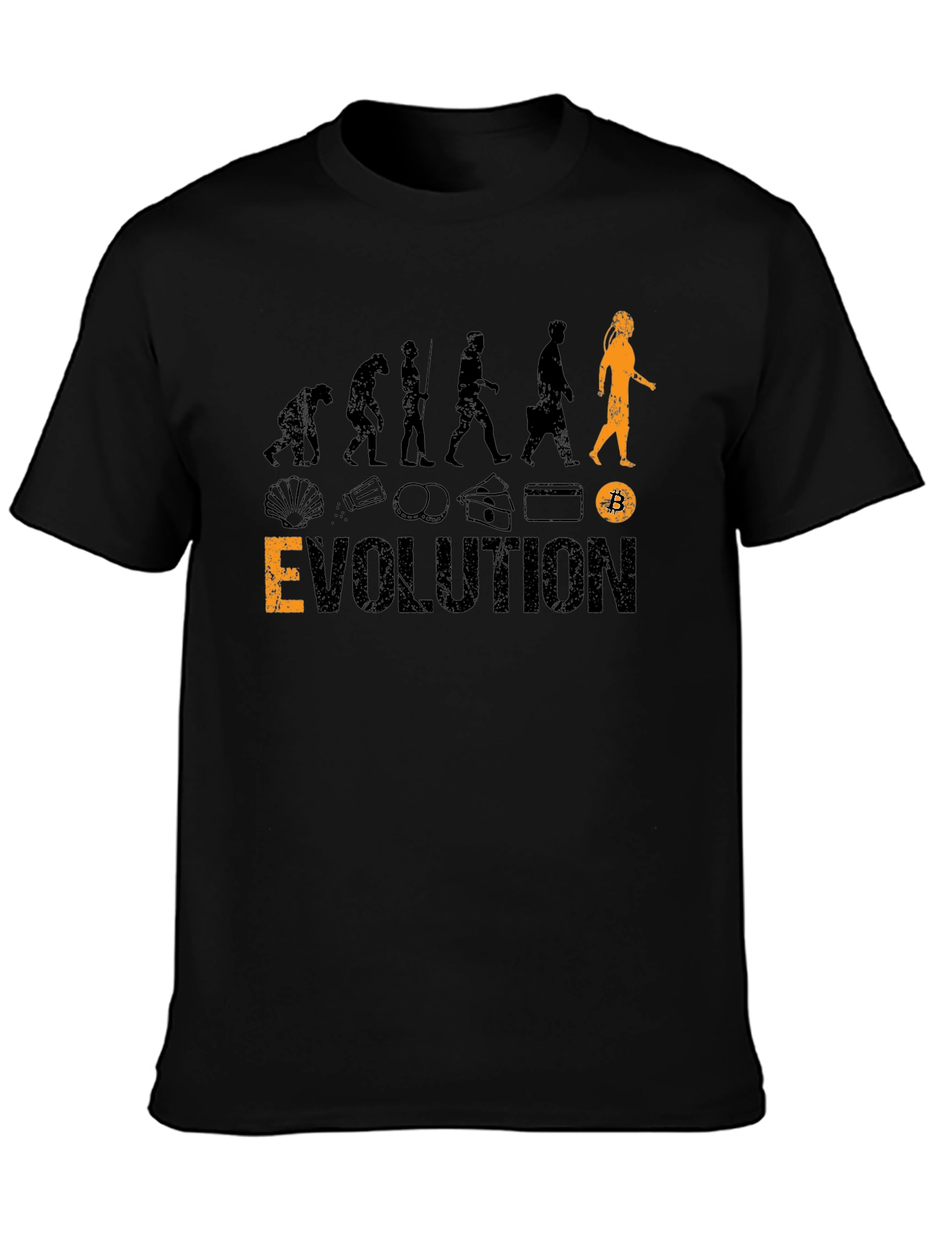 Bitcoin Evolution Black T-Shirt