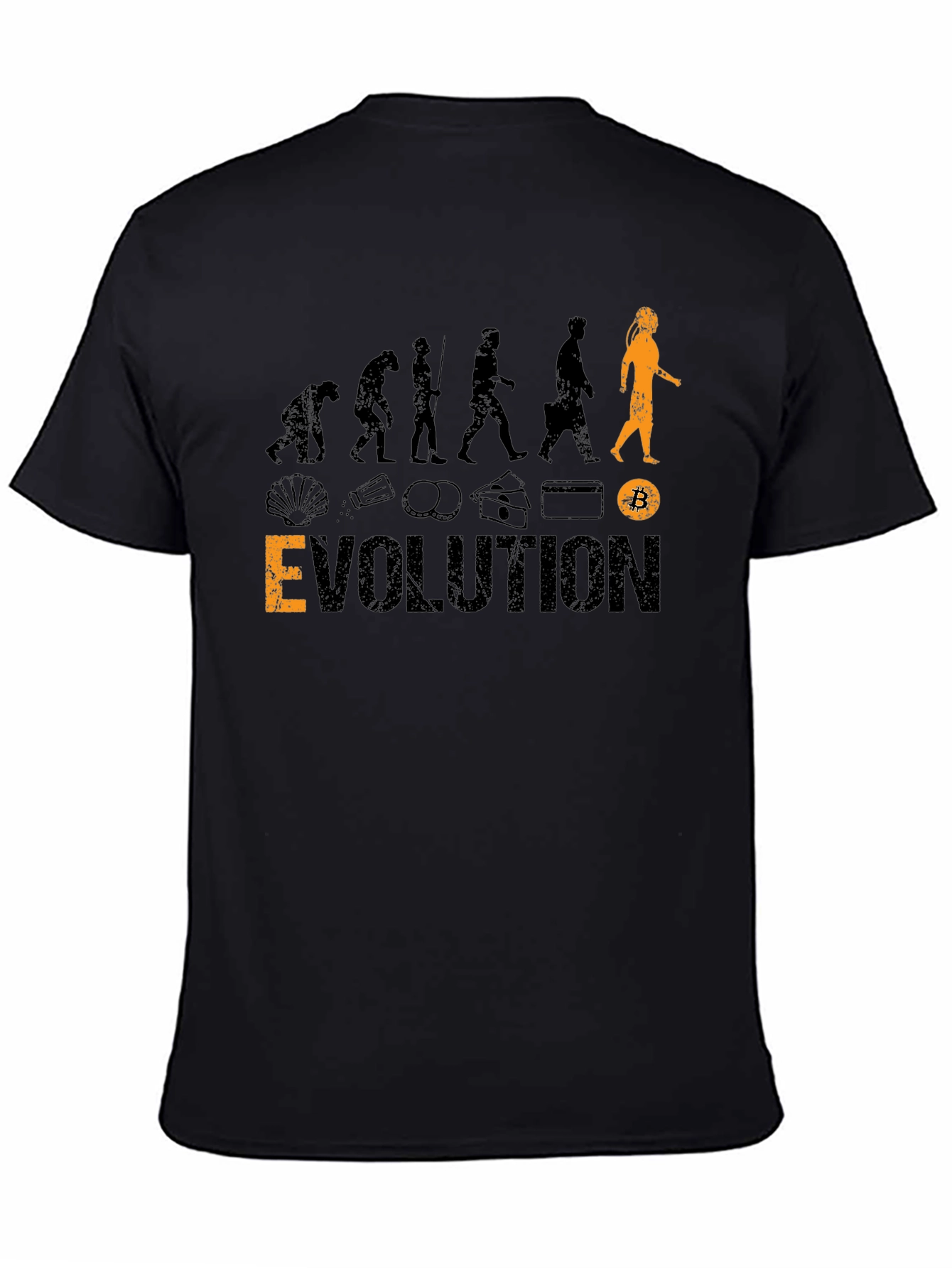 Bitcoin Evolution Black T-Shirt