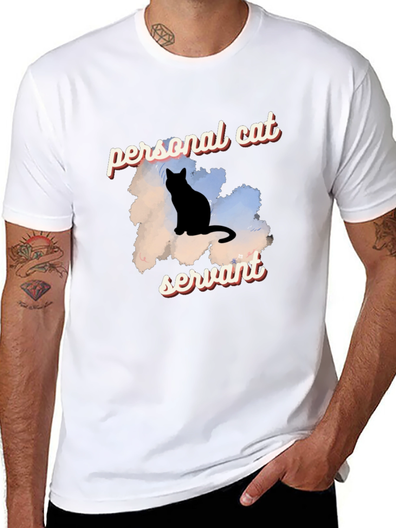 Personal Cat Servant Graphic Tee