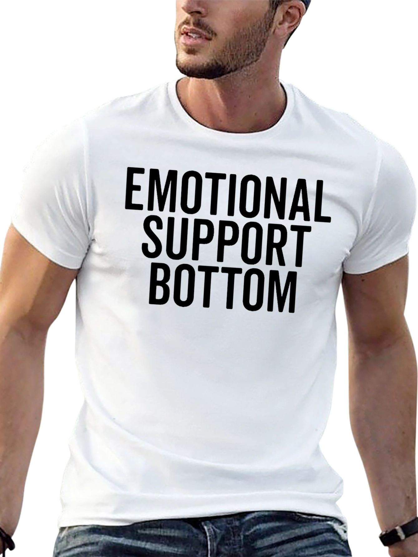 Emotional Support Bottom Graphic Tee
