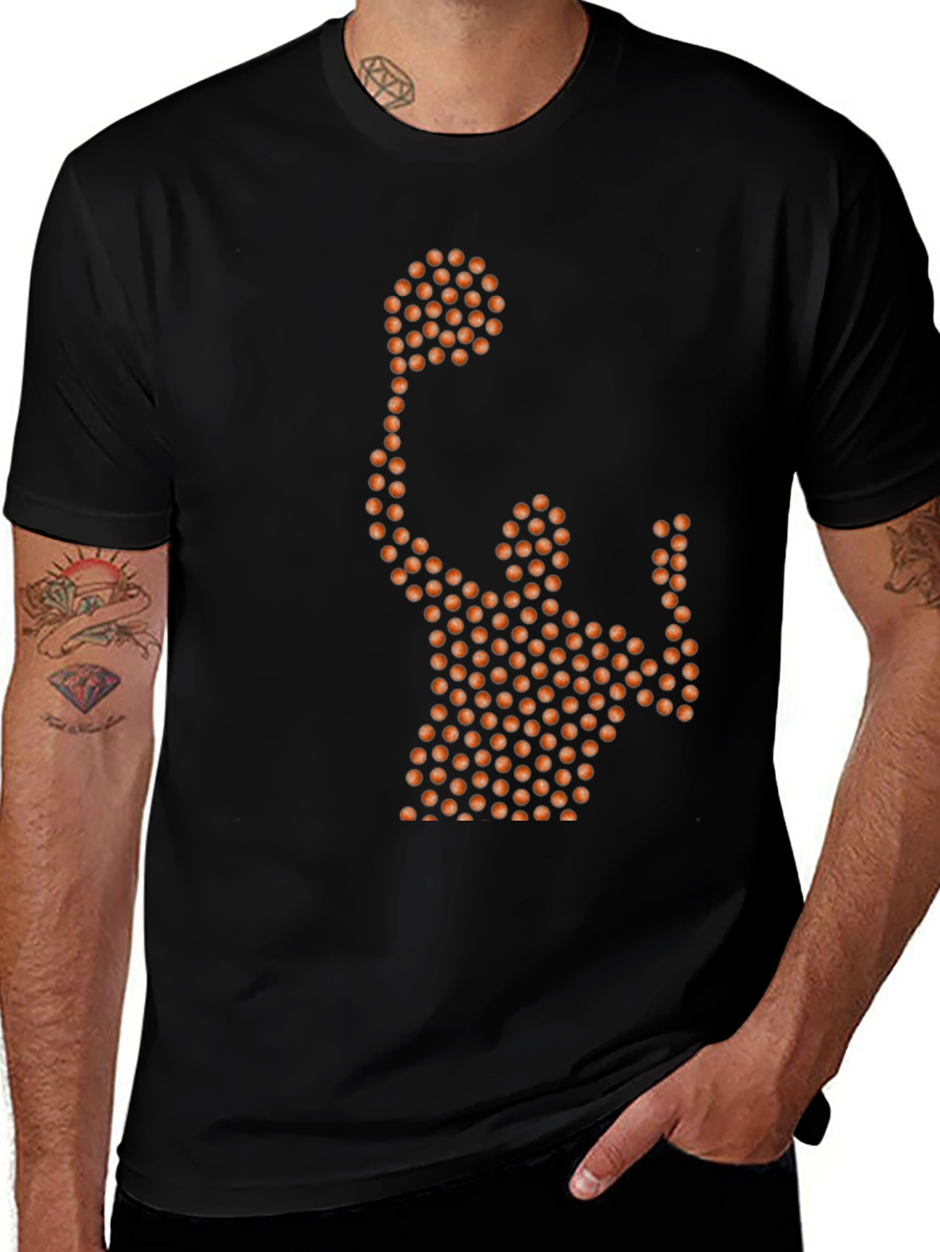 Basketball Player Graphic Tee