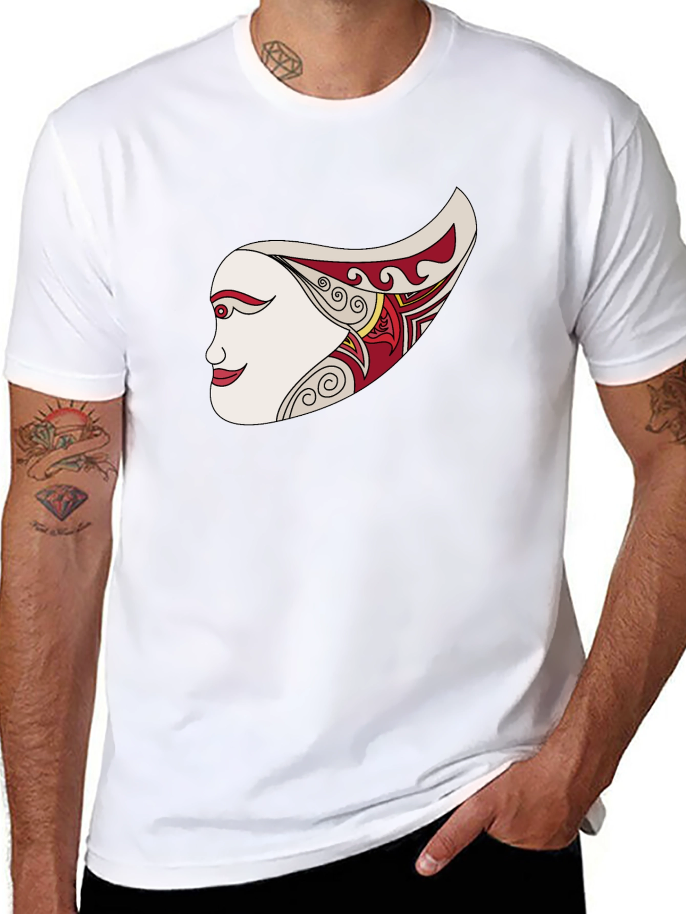 Wayang Kulit T-Shirt - Shadow Puppet Design