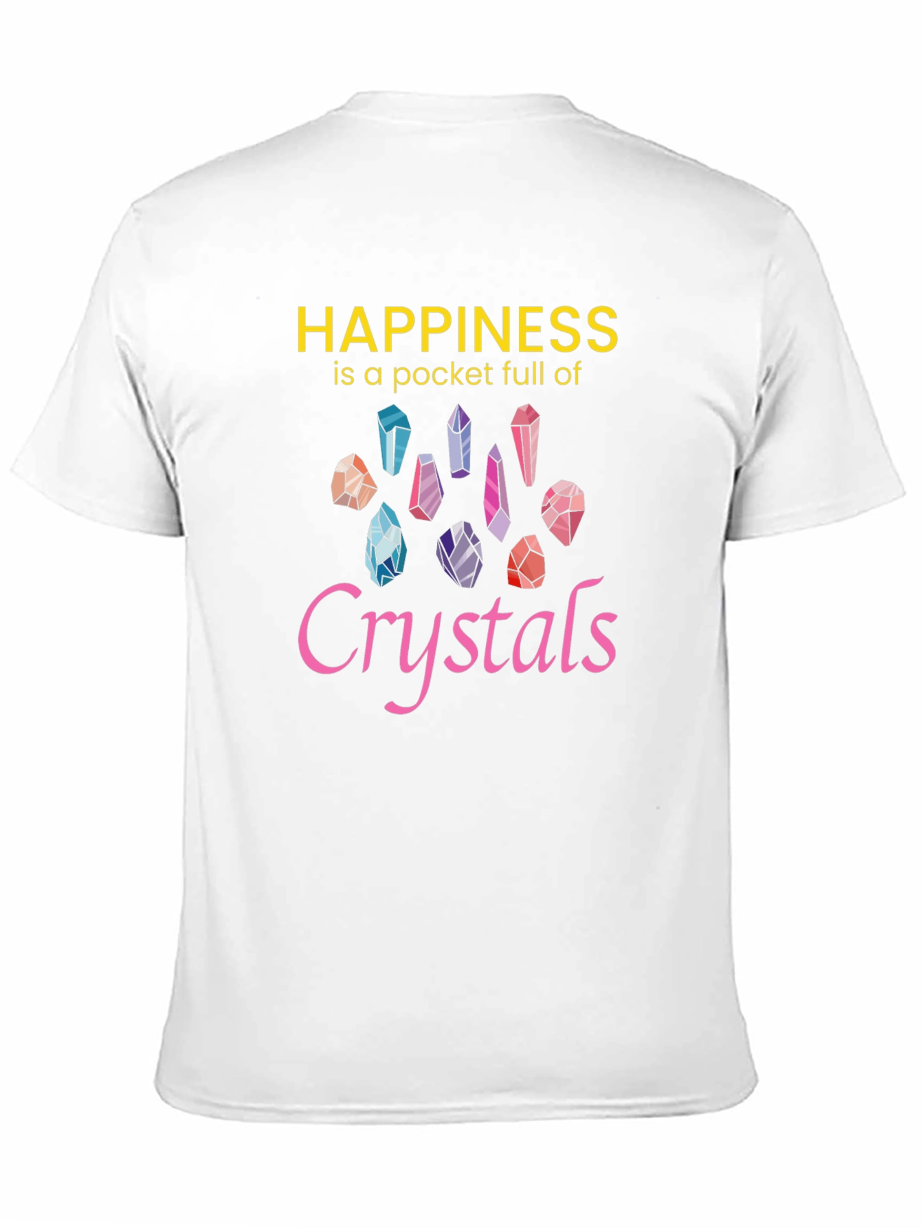 Happiness Crystals Graphic Tee - Black