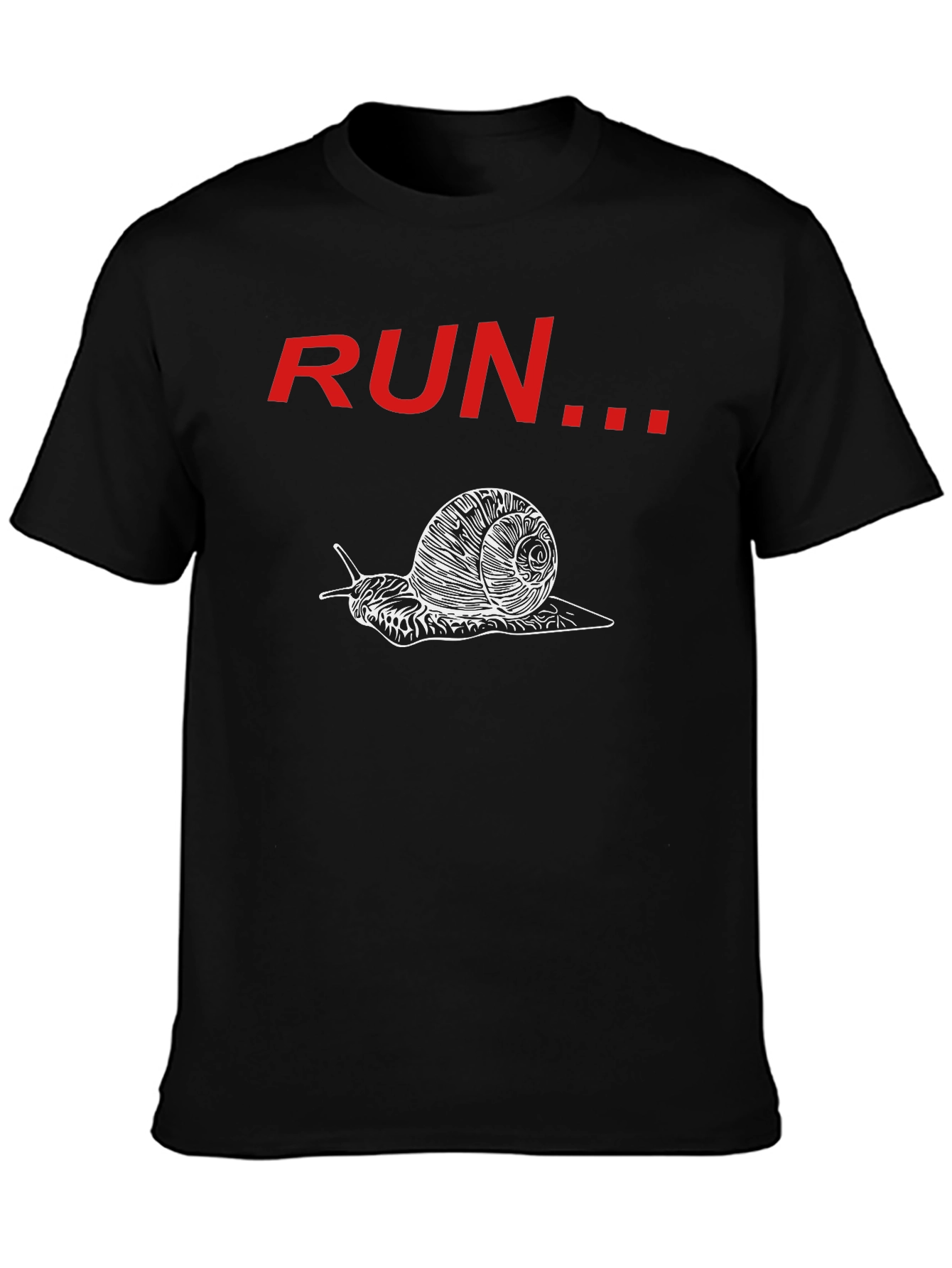 Snail Run Graphic Tee - Slow & Steady Wins