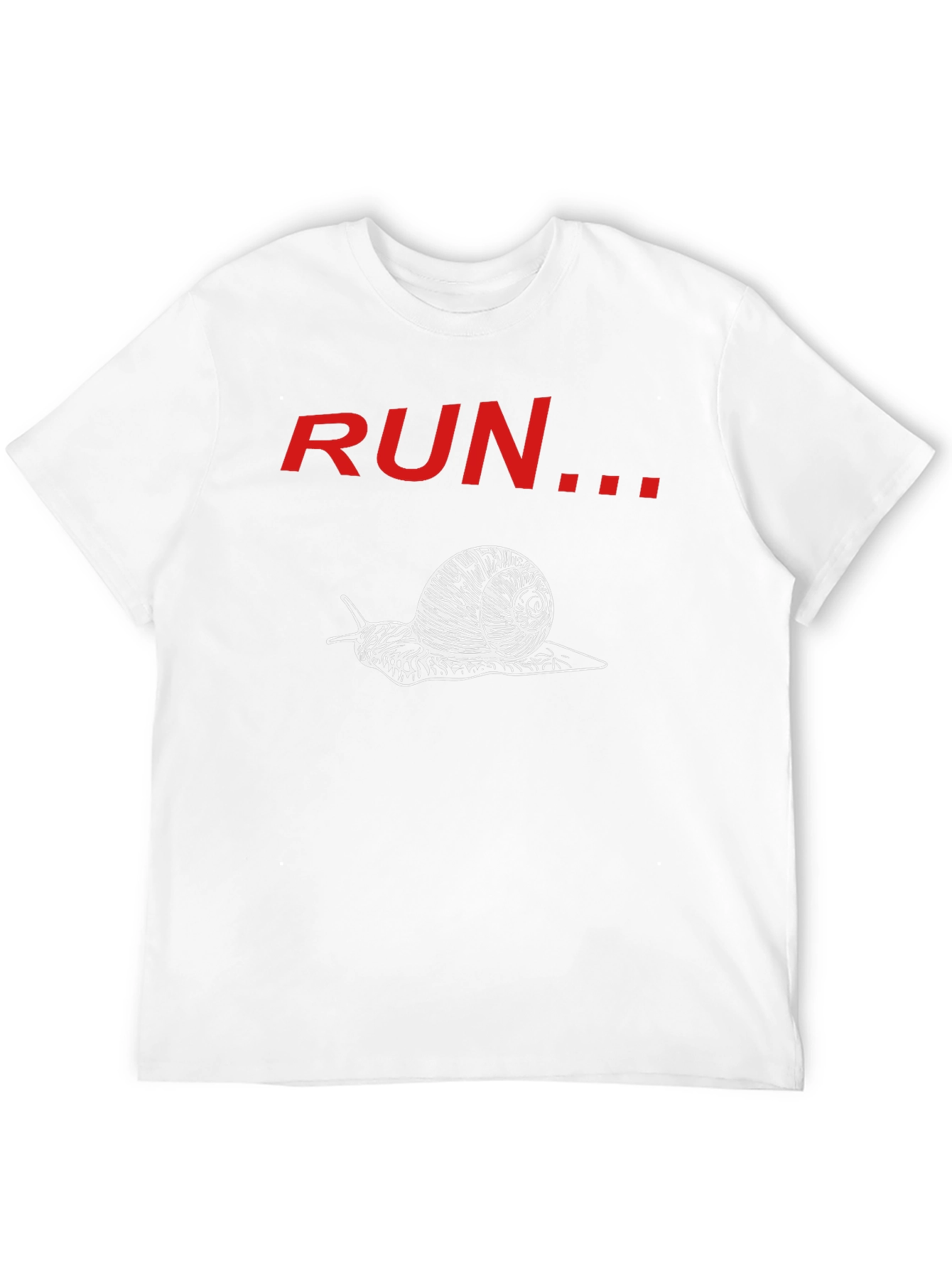 Snail Run Graphic Tee - Slow & Steady Wins