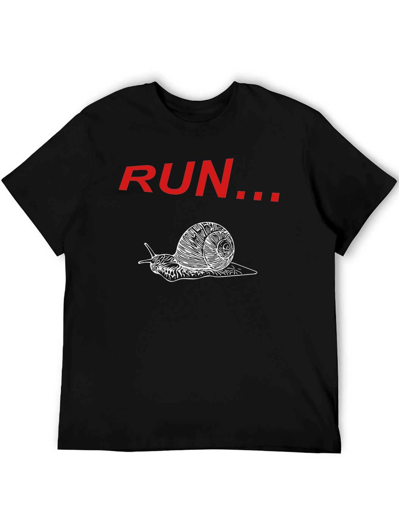 Snail Run Graphic Tee - Slow & Steady Wins