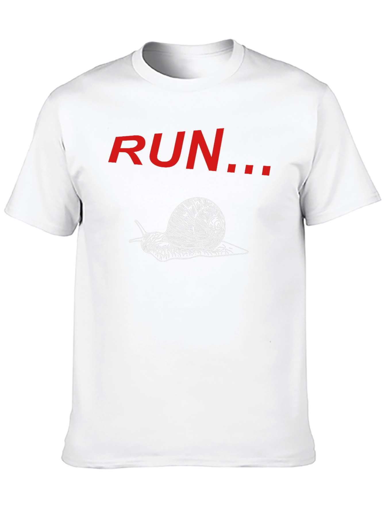 Snail Run Graphic Tee - Slow & Steady Wins