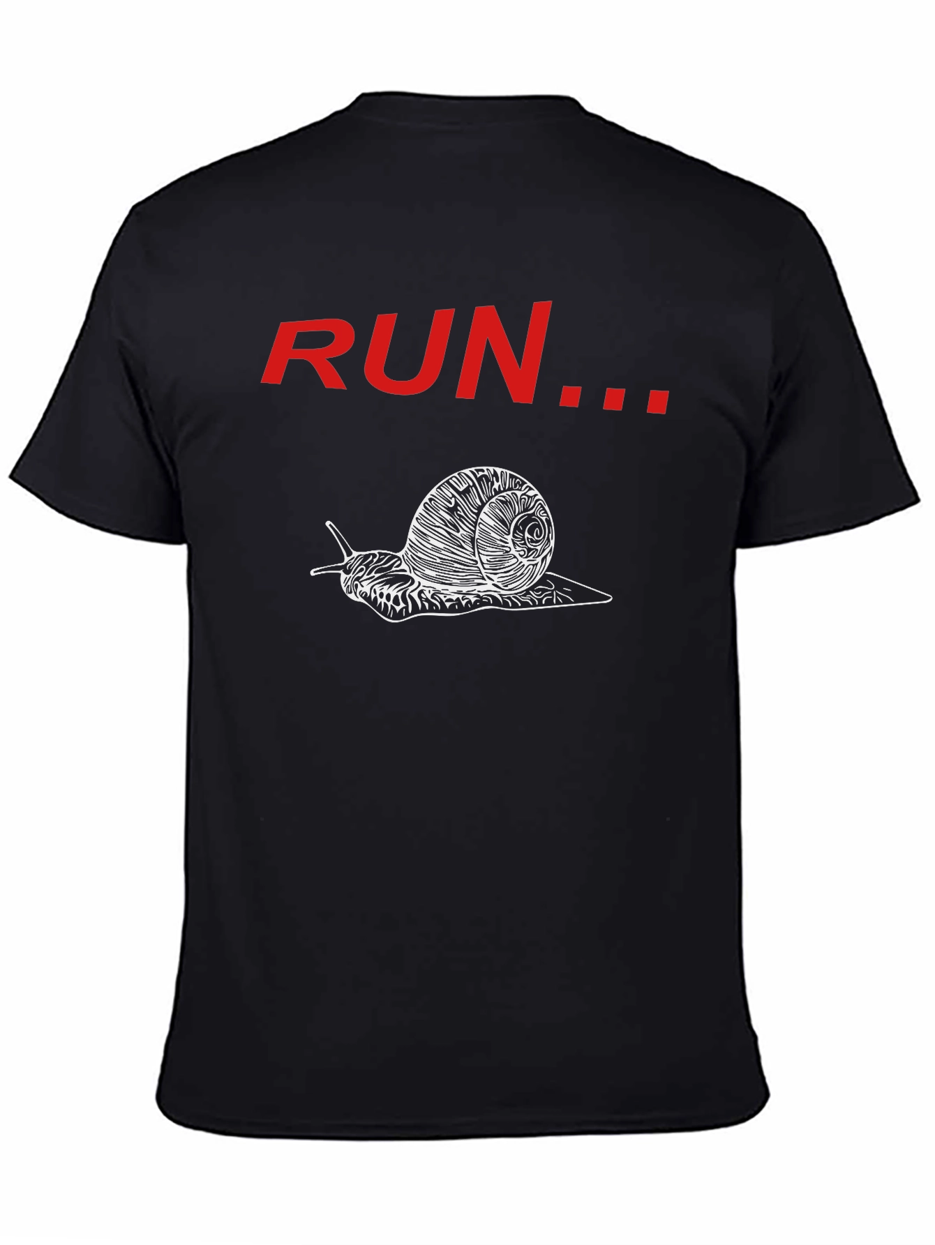 Snail Run Graphic Tee - Slow & Steady Wins