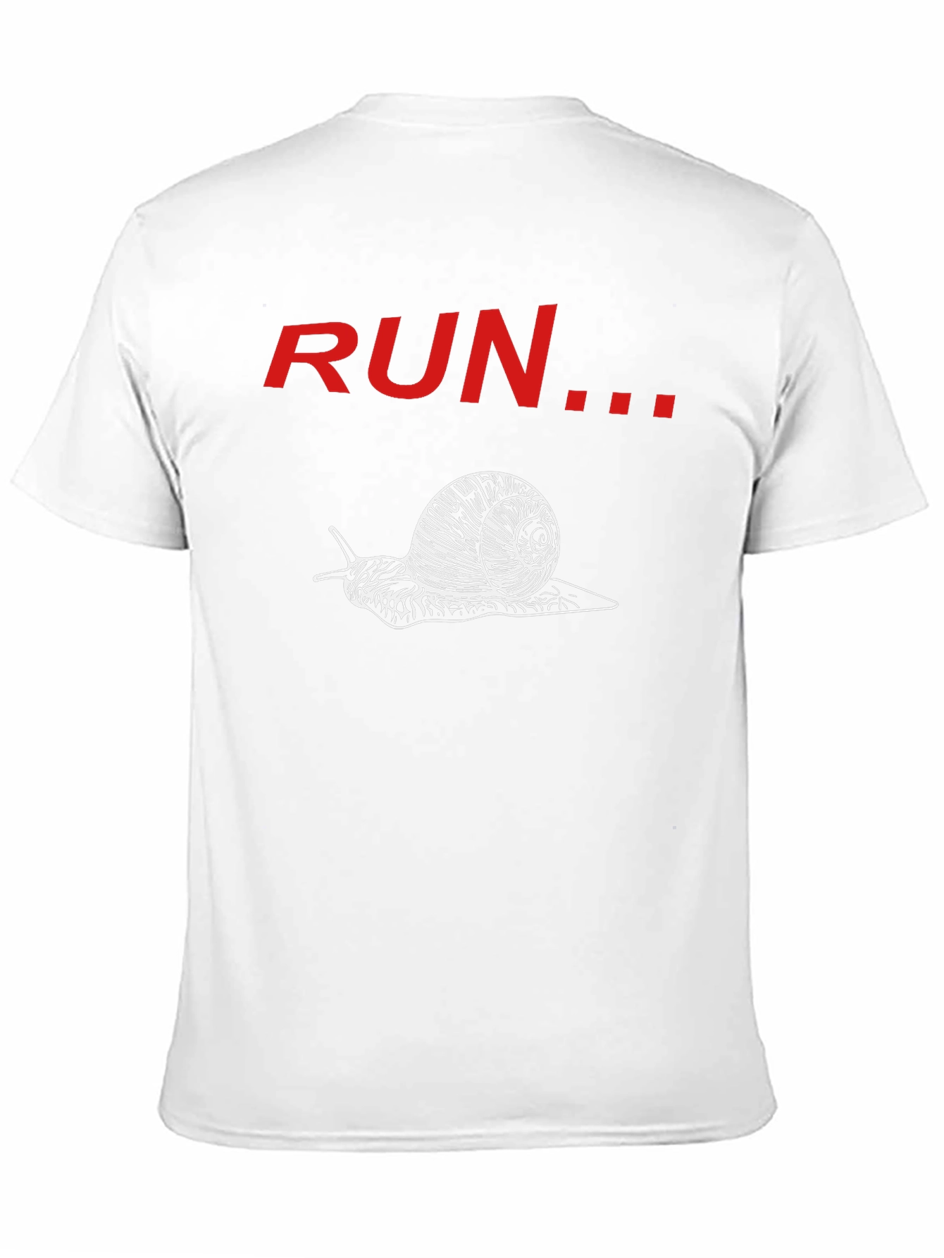 Snail Run Graphic Tee - Slow & Steady Wins