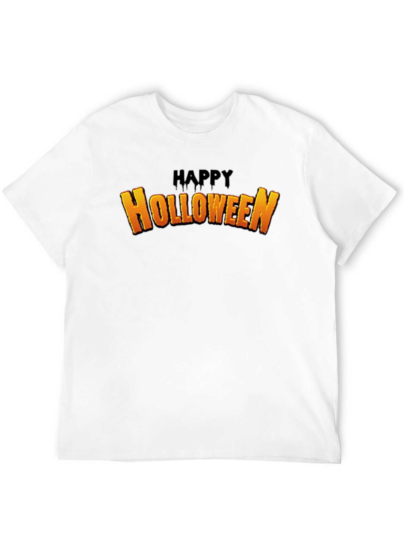 Happy Holloween Black T-Shirt