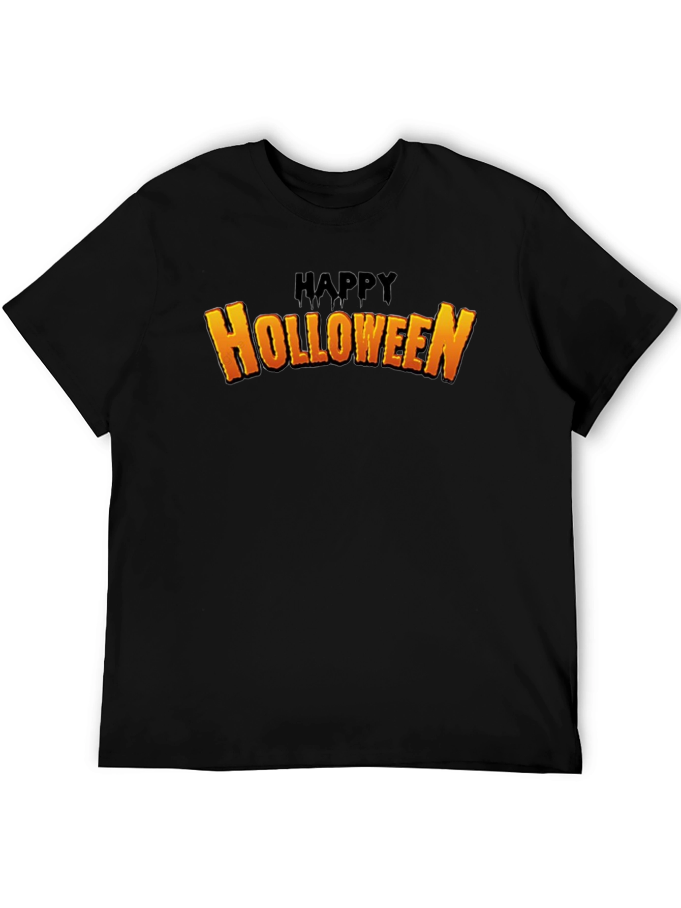 Happy Holloween Black T-Shirt
