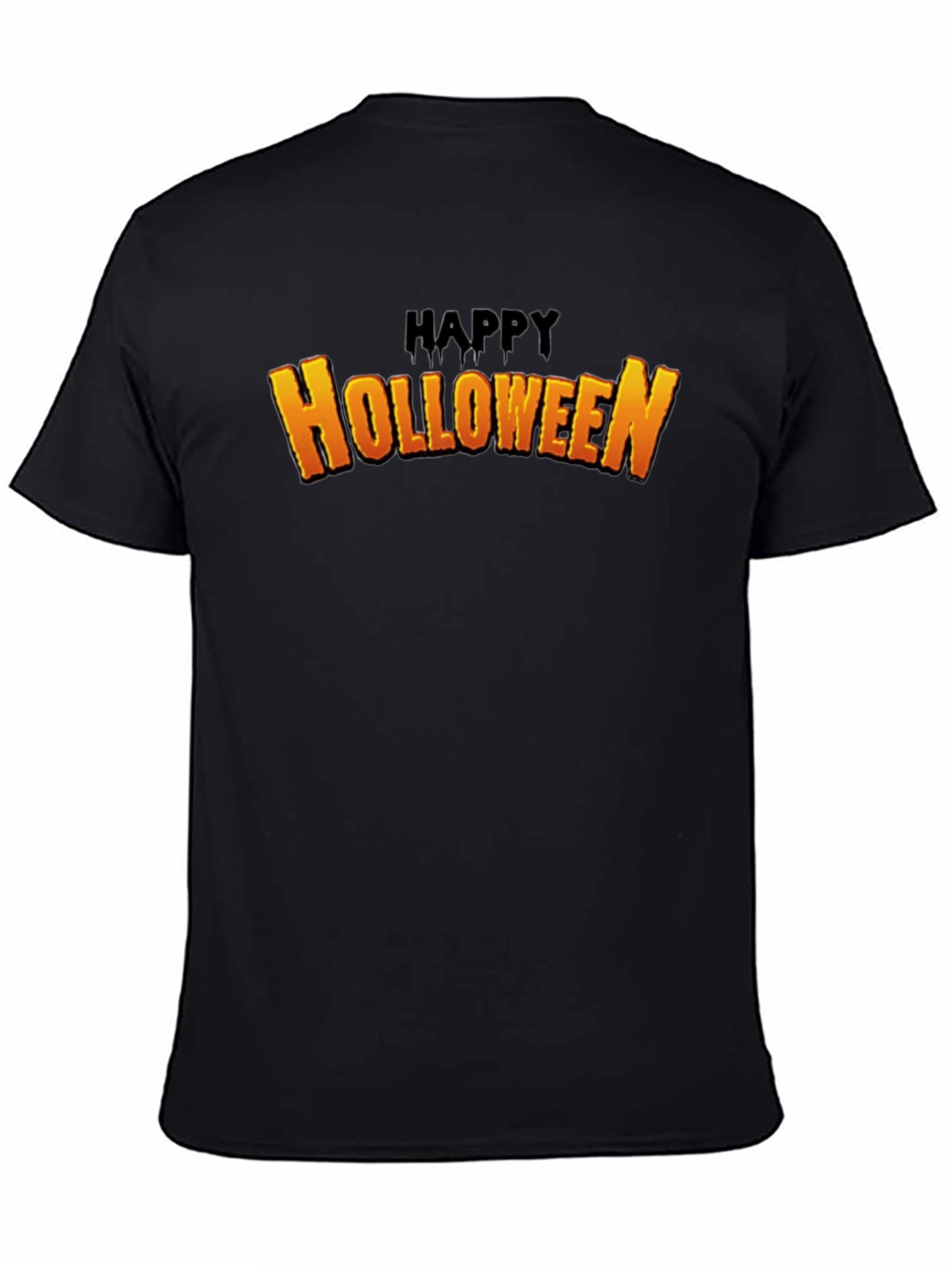 Happy Holloween Black T-Shirt