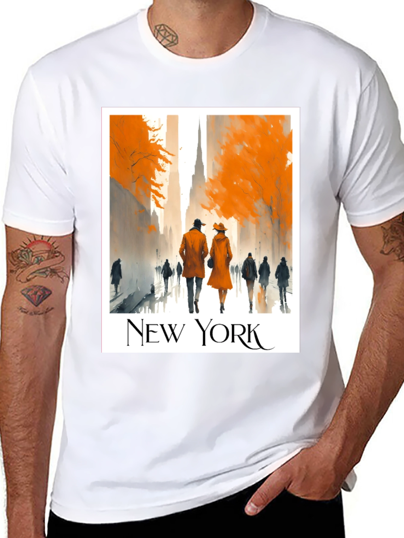New York Cityscape Graphic Tee