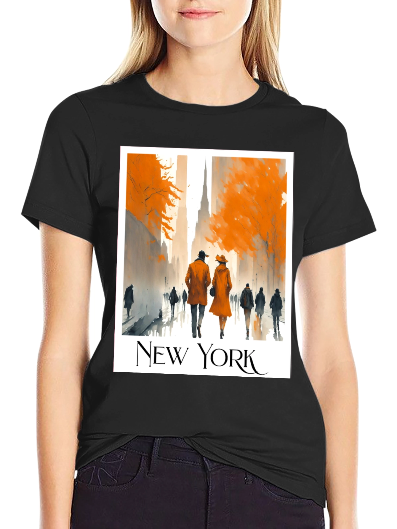 New York Cityscape Graphic Tee