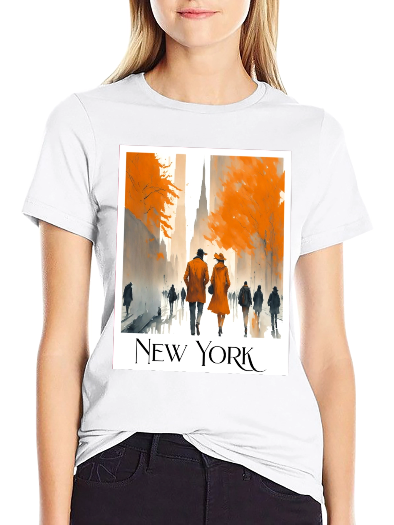 New York Cityscape Graphic Tee