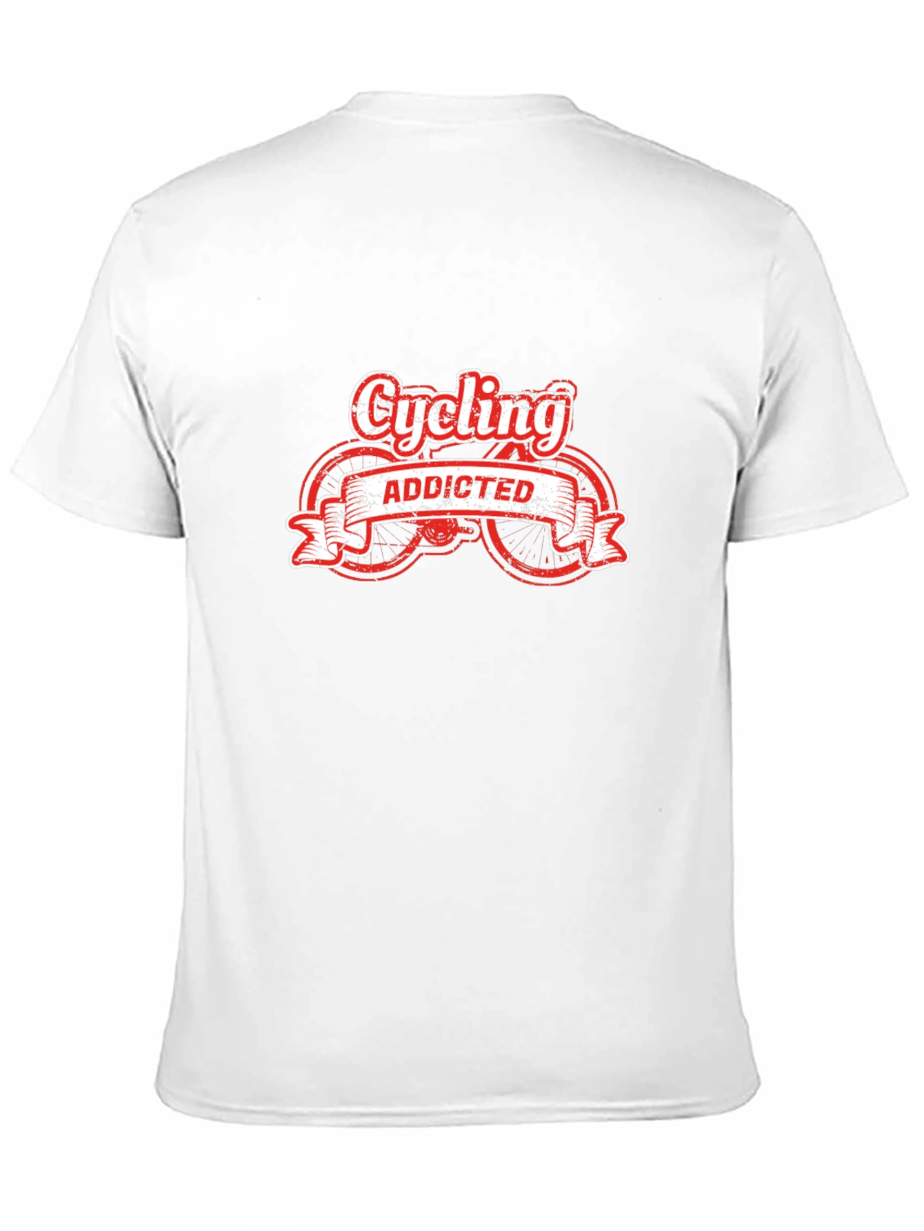 Cycling Addicted Black T-Shirt