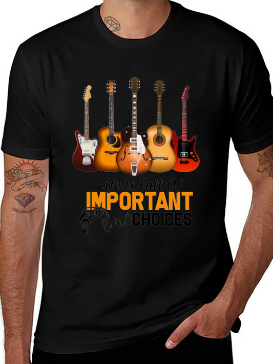 Guitar Choice Tee - Music Lover T-Shirt