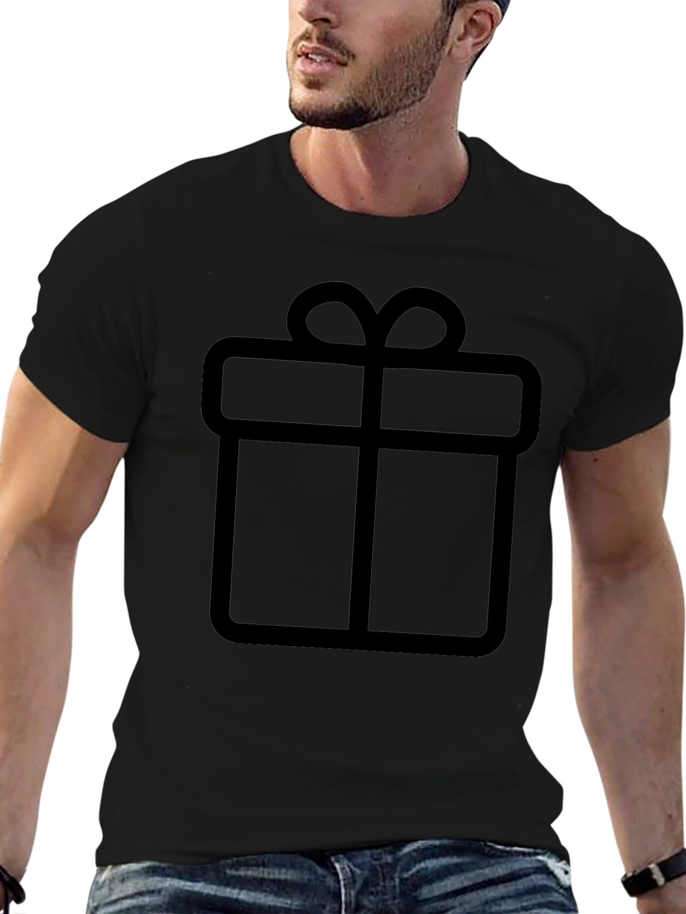 Gift Graphic Black T-Shirt