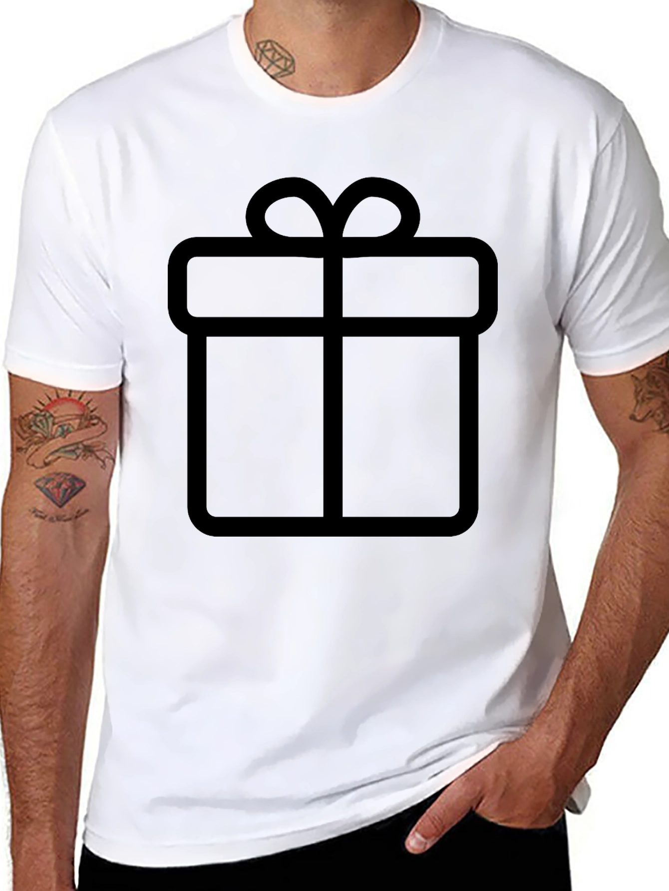 Gift Graphic Black T-Shirt