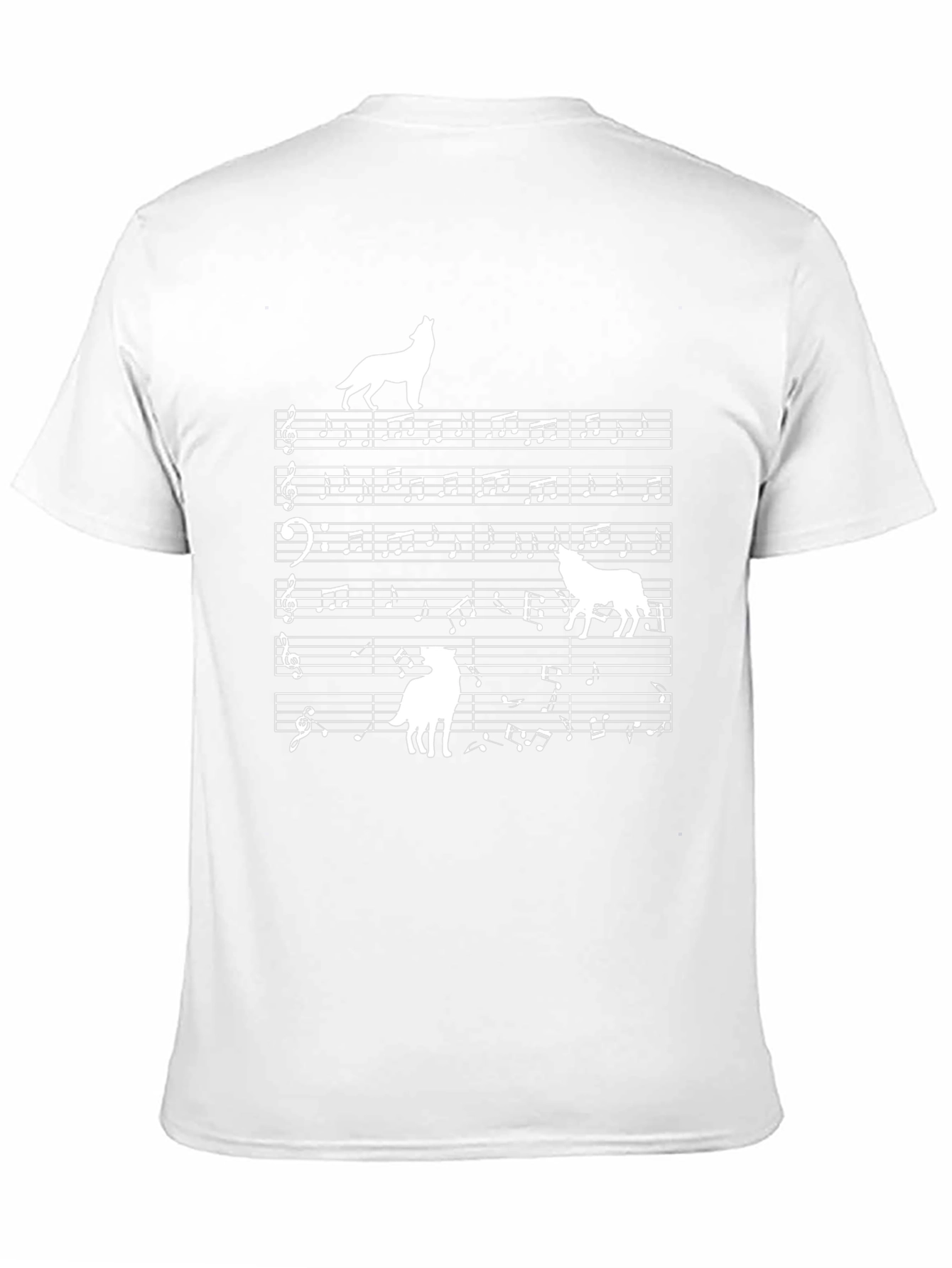 Musical Wolf T-Shirt
