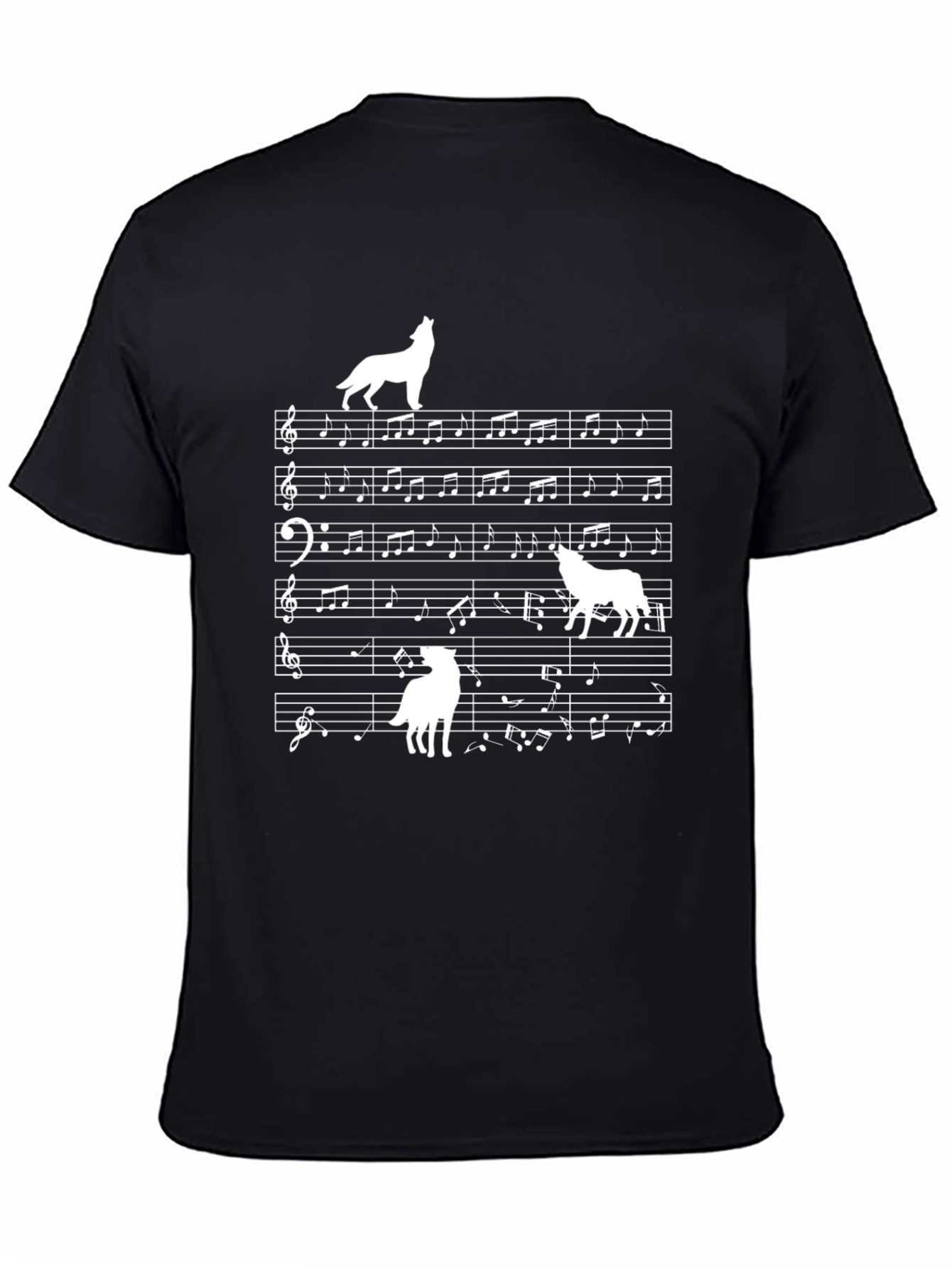Musical Wolf T-Shirt