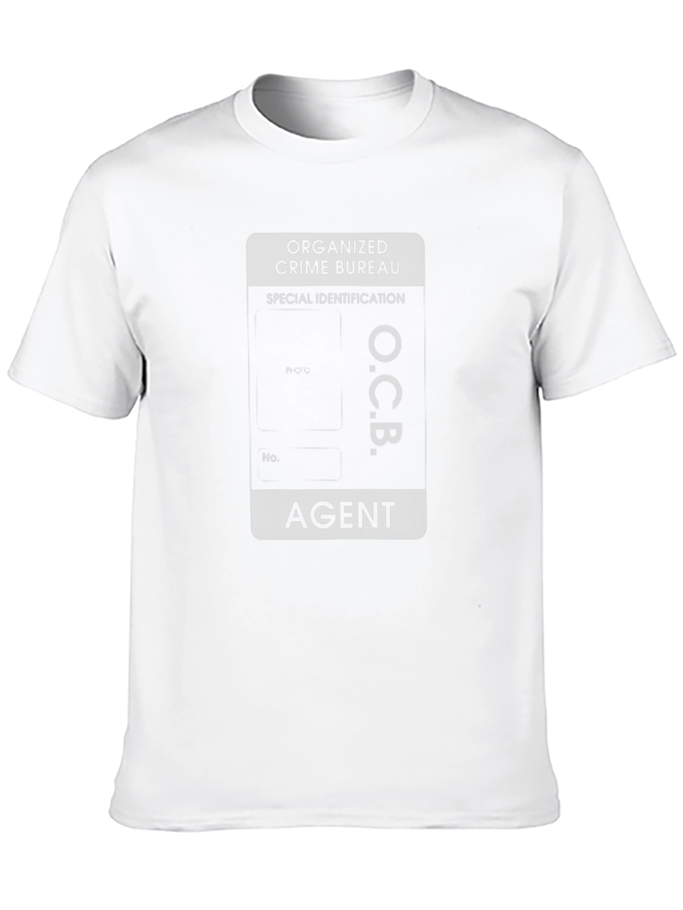 Organized Crime Bureau Agent ID Badge T-Shirt