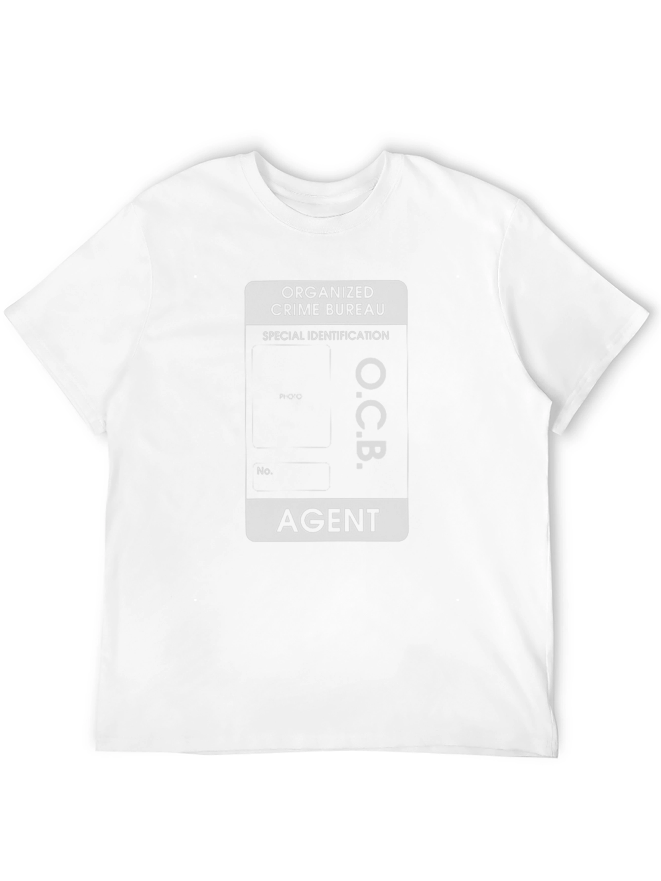 Organized Crime Bureau Agent ID Badge T-Shirt