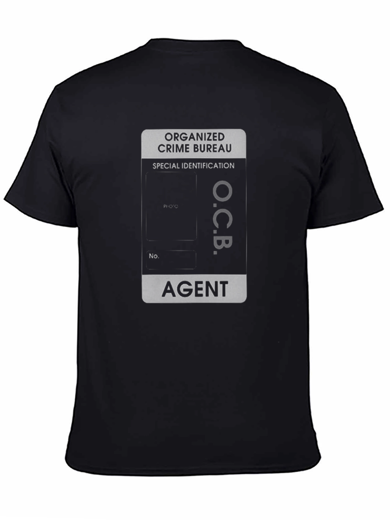Organized Crime Bureau Agent ID Badge T-Shirt