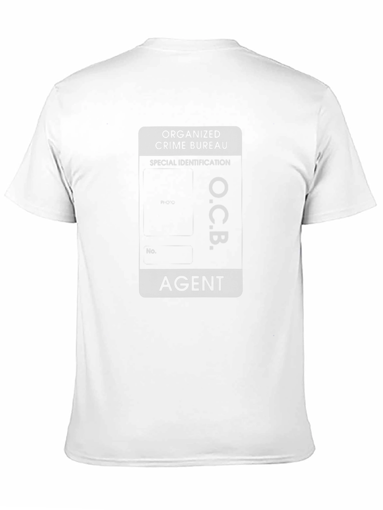 Organized Crime Bureau Agent ID Badge T-Shirt