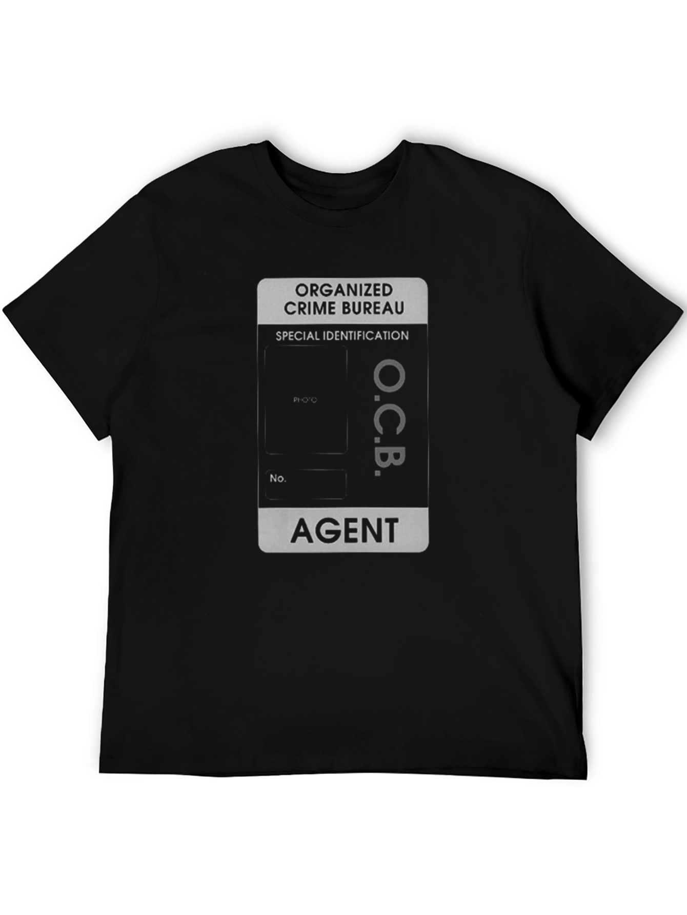 Organized Crime Bureau Agent ID Badge T-Shirt