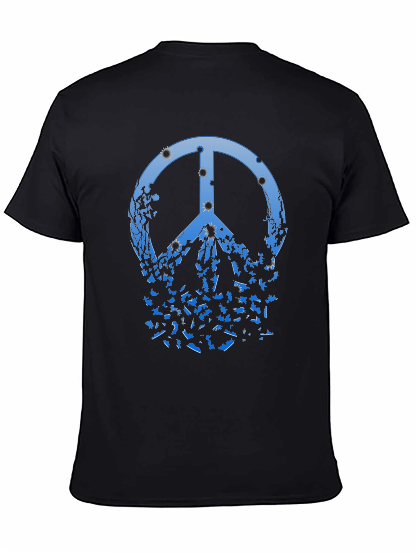Peace Sign Black Graphic Tee