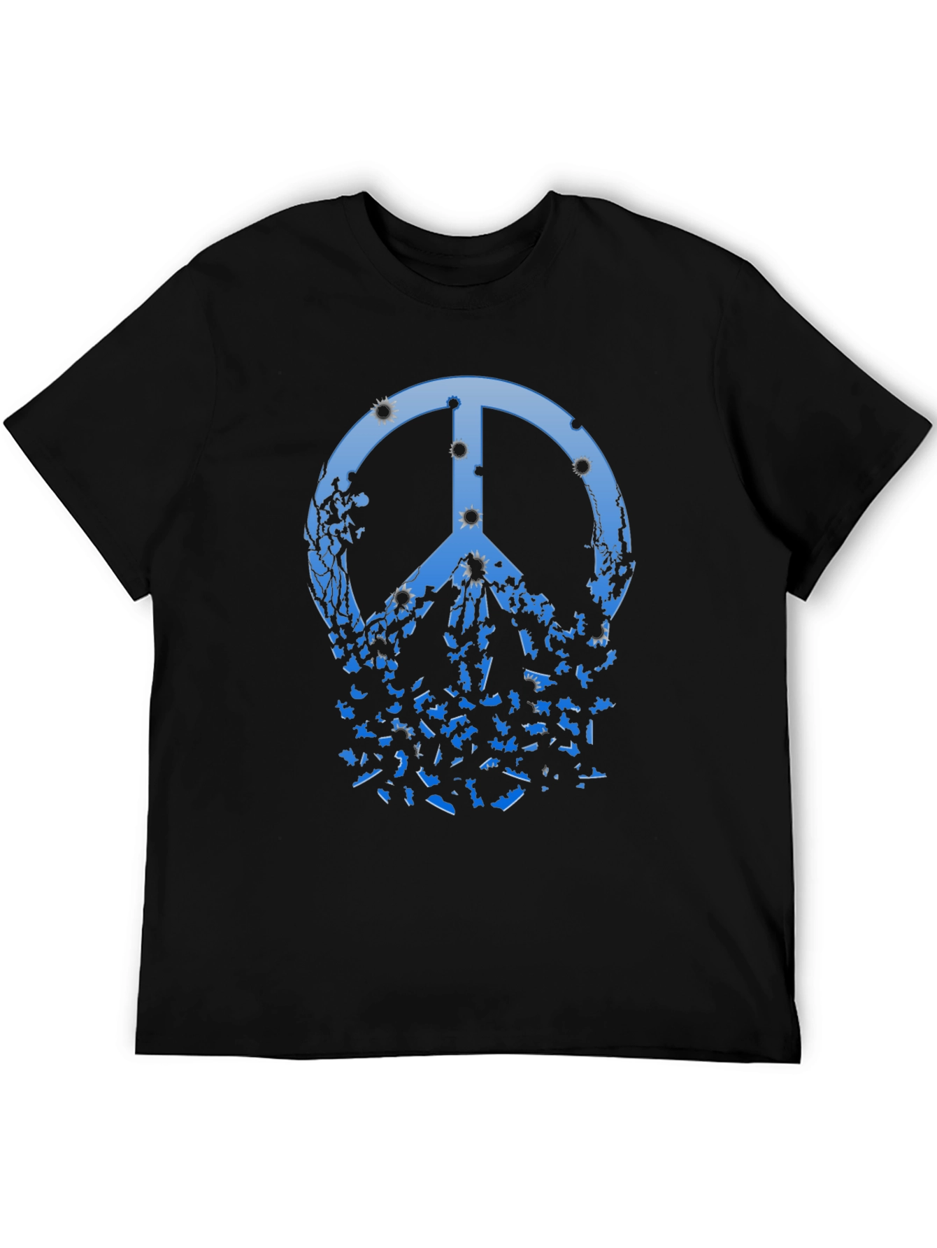 Peace Sign Black Graphic Tee