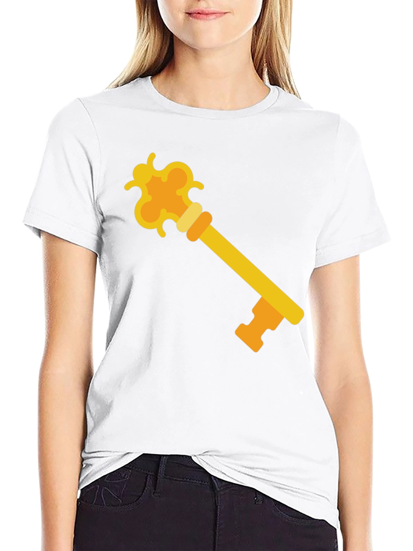 Golden Key Graphic Tee - Unlock Your Style!