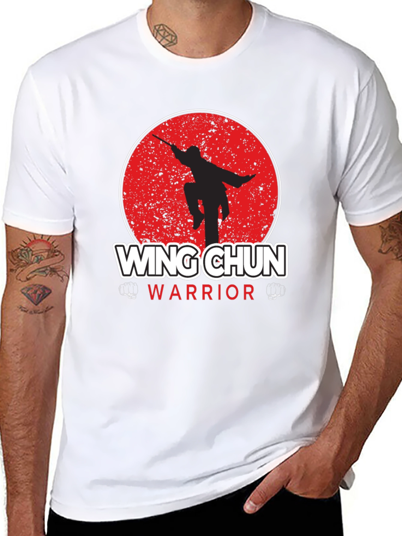 Wing Chun Warrior Graphic T-Shirt